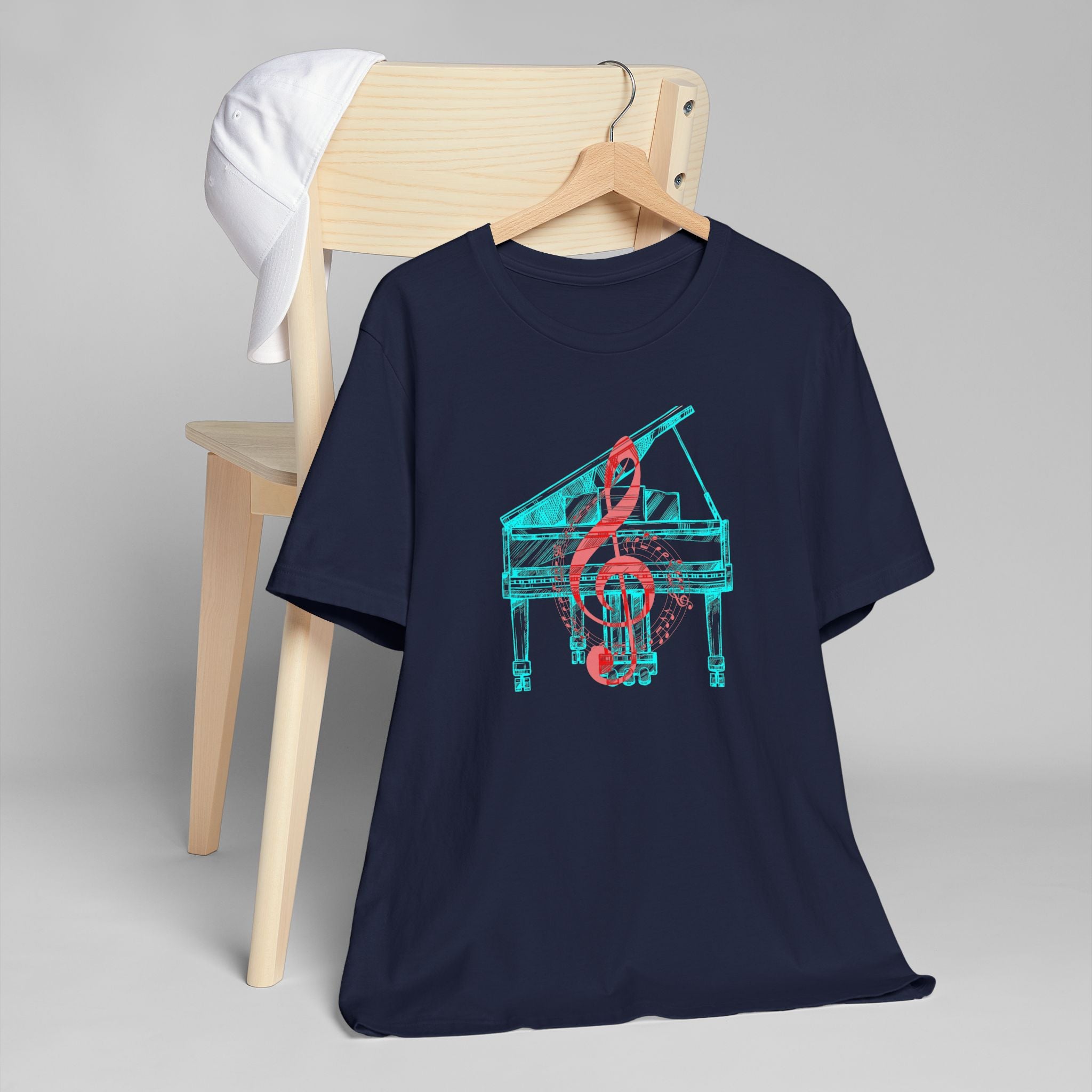 Upright Piano Jersey T-Shirt