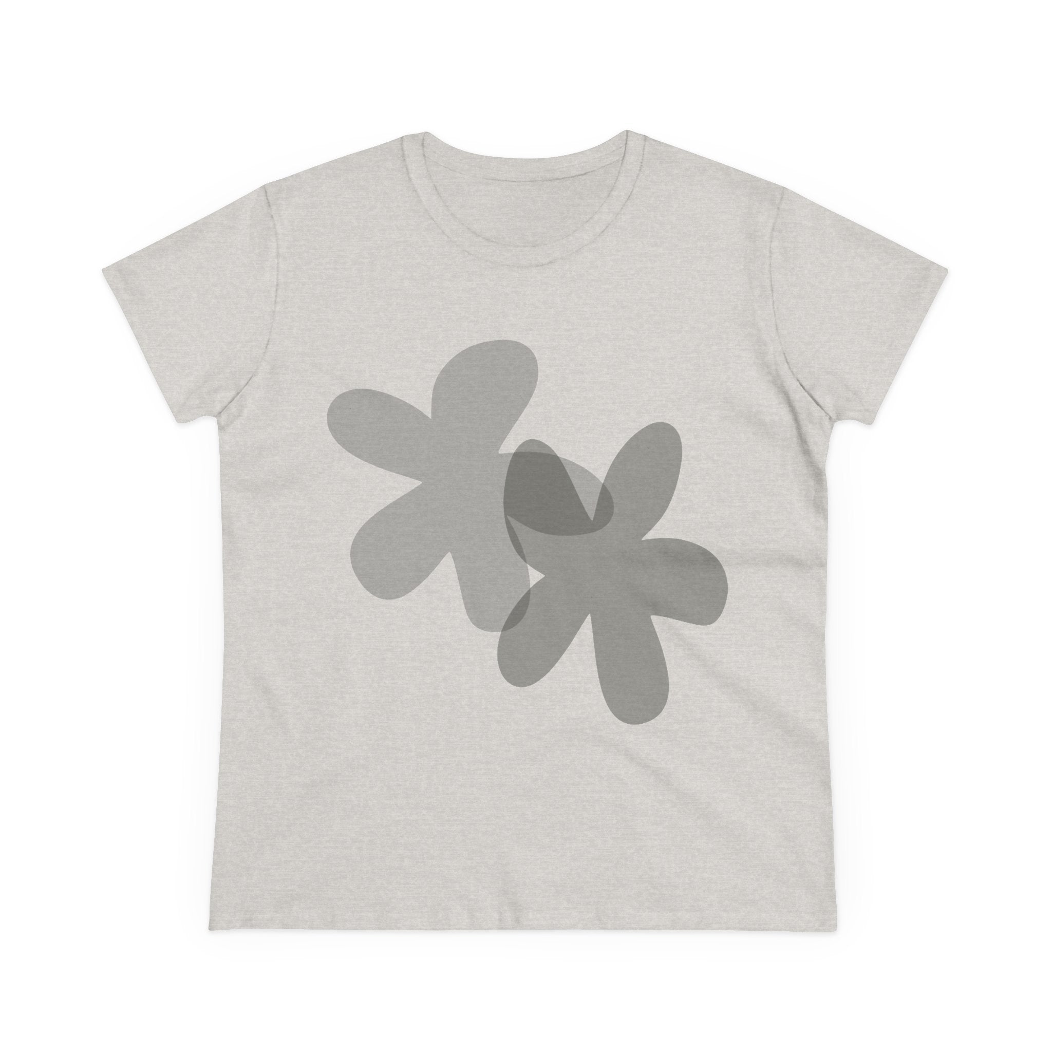 Trendy Women's Floral Cotton Tee - Casual Everyday Style