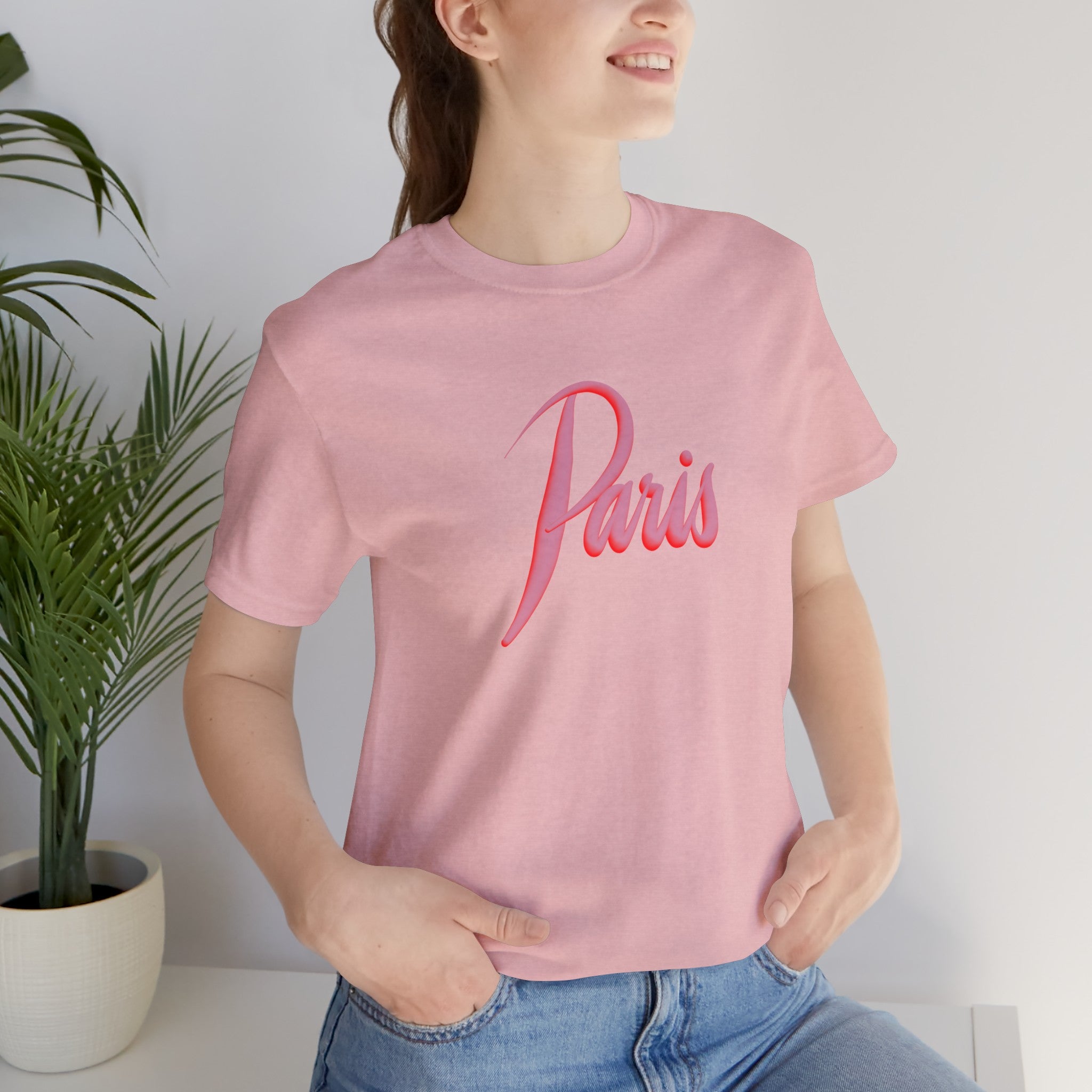 PARIS Unisex Jersey Short Sleeve Tee