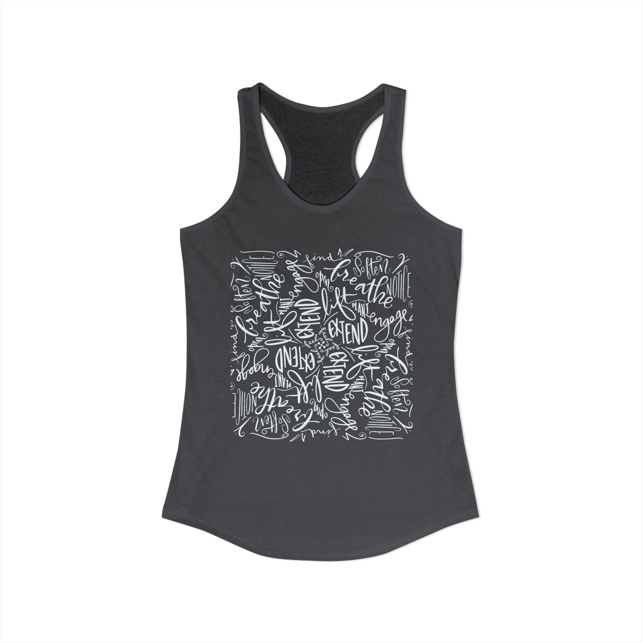 Favorite Yoga Cues Racerback Tank