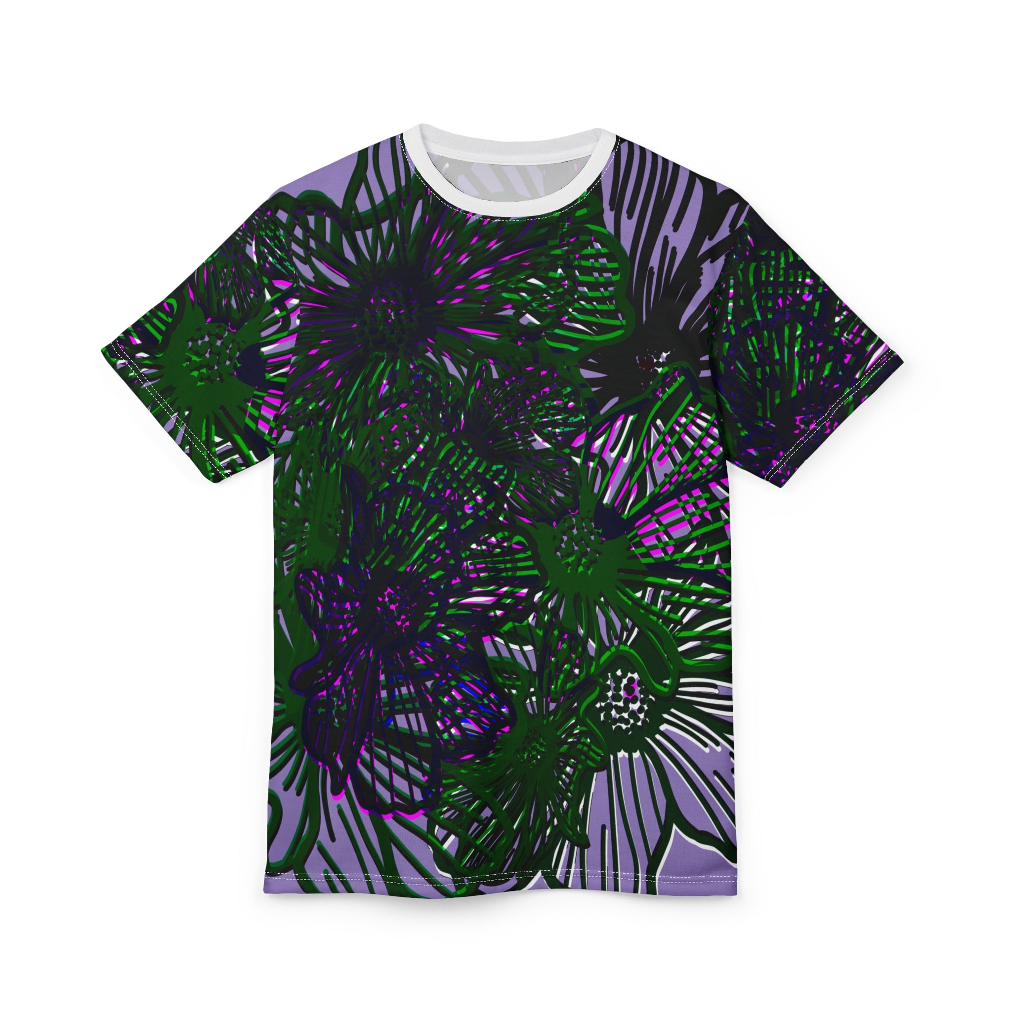 Floral Vibes Tee - Bright Botanical Design