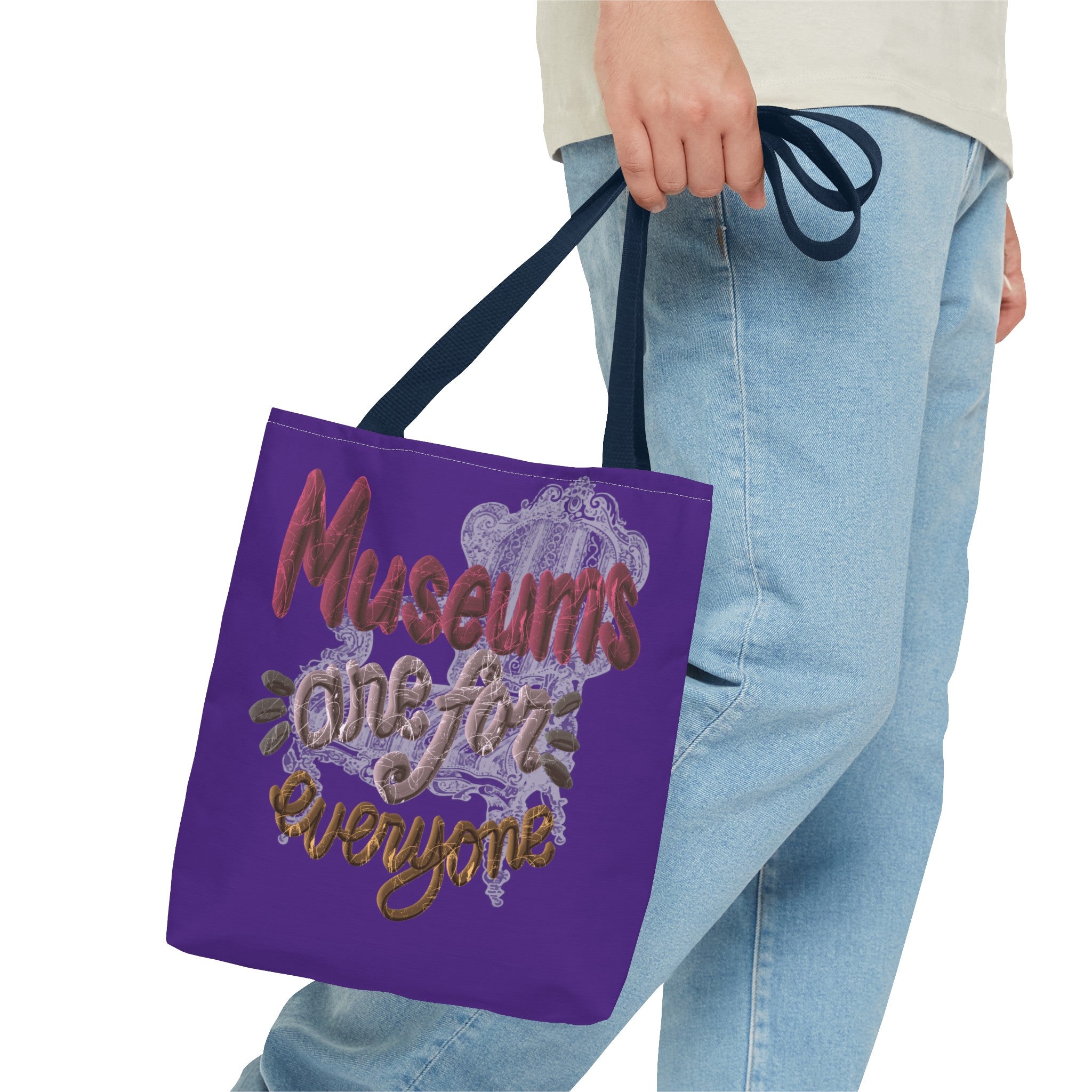 MUSEUMS ARE FOR EVERYONE W CHAIR Tote Bag (AOP)