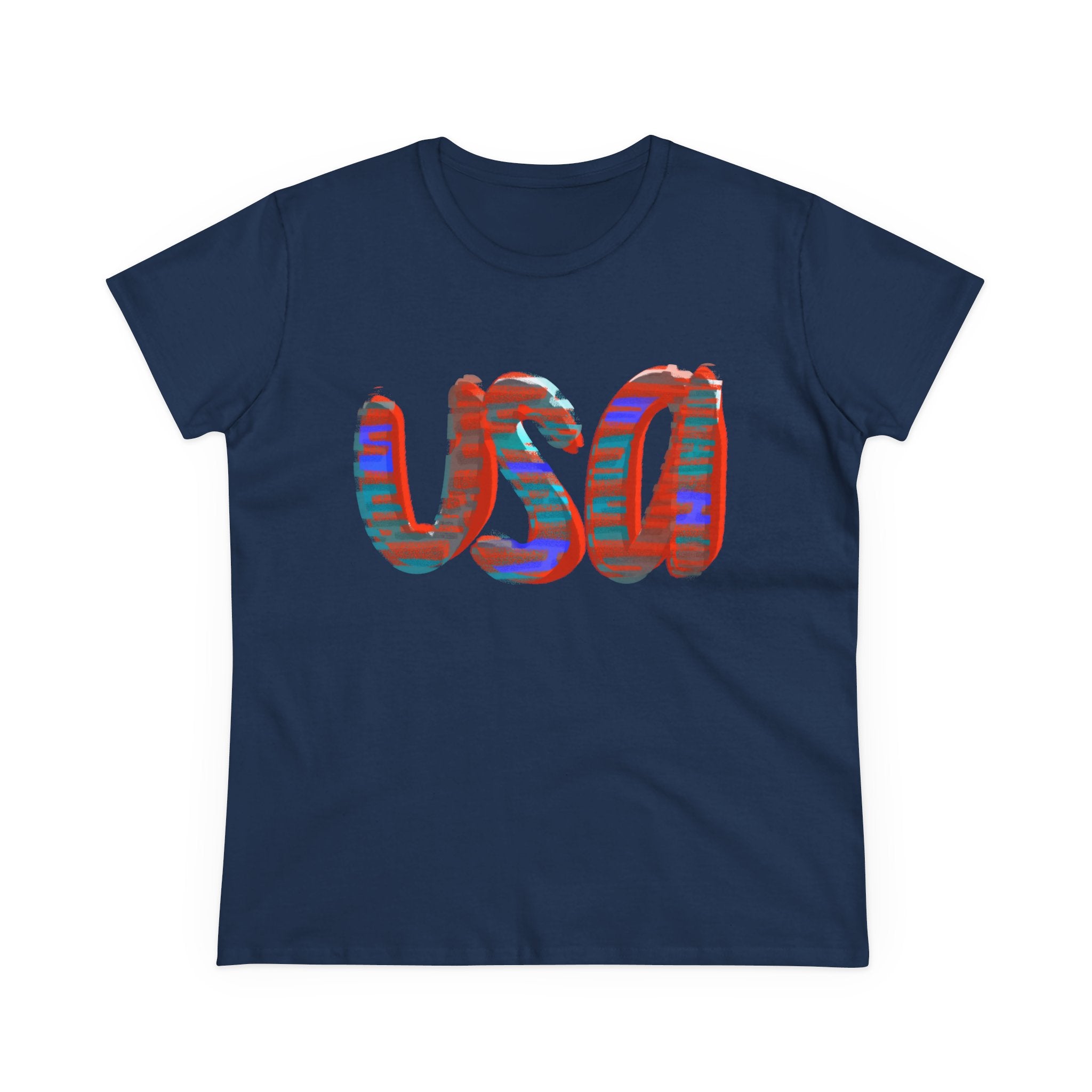 Women's USA Graphic Tee, Casual Summer Shirt, Independence Day Top, Gift for Patriots, Trendy Everyday Wear