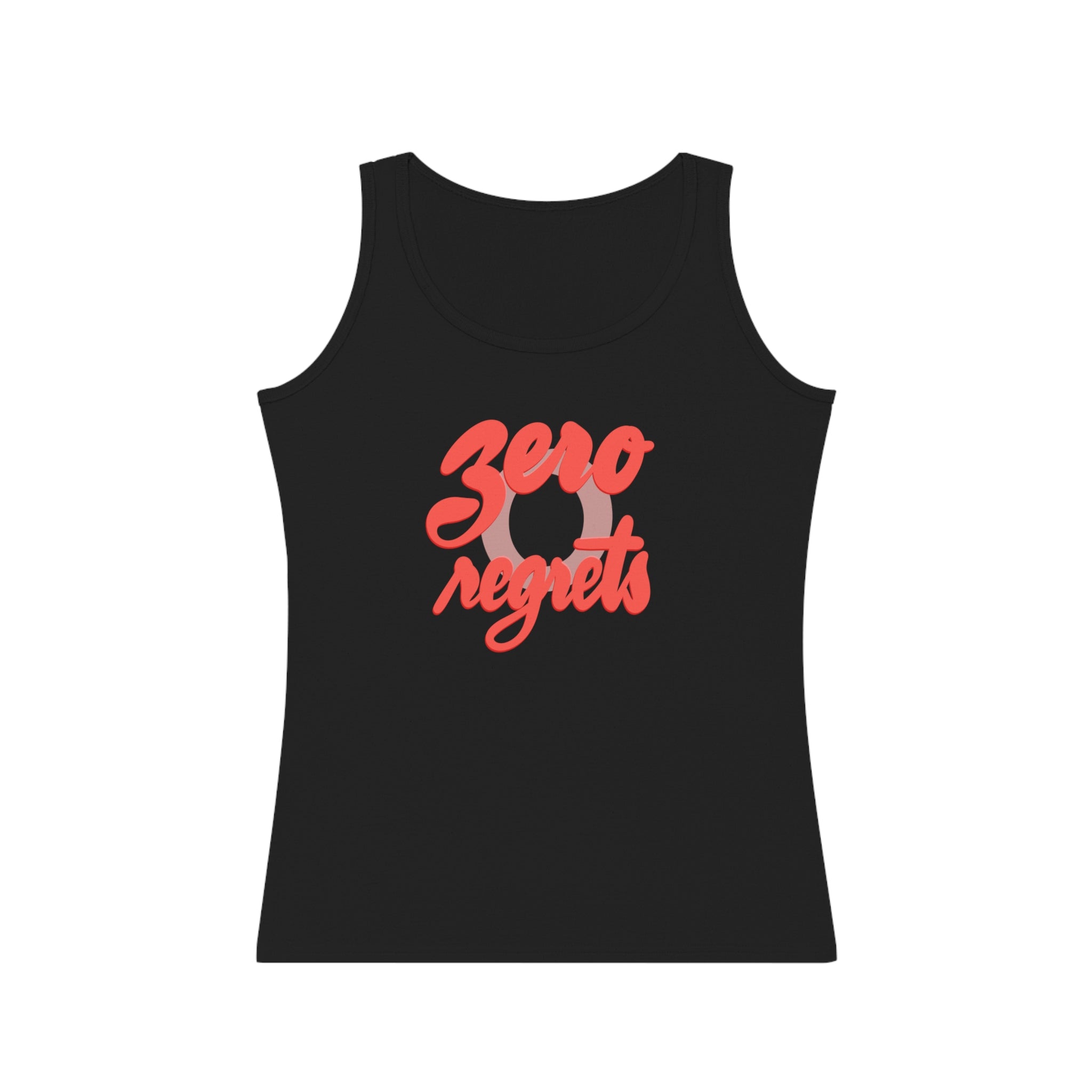 Women’s Tank Top - "Zero Regrets" Motivational Tee