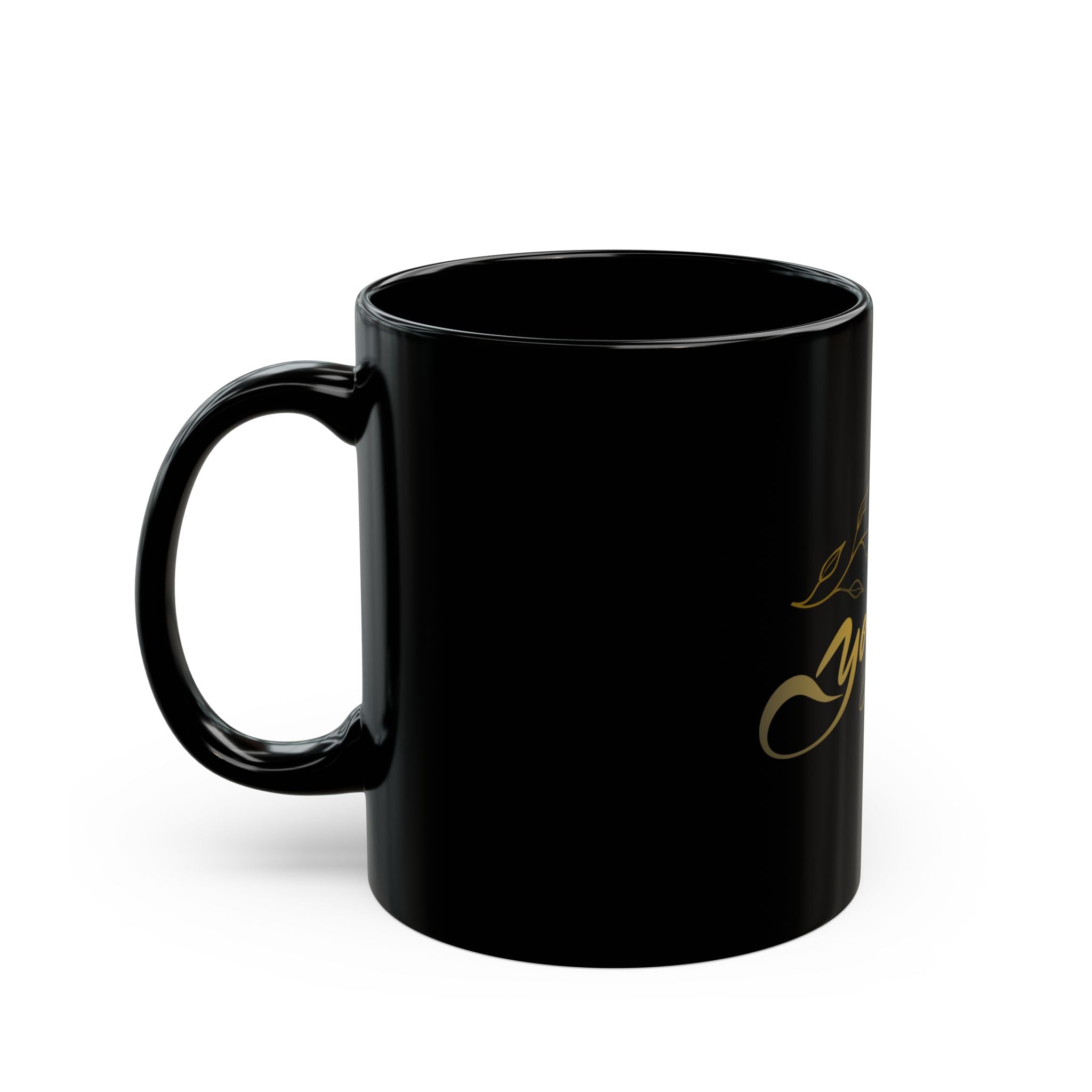 YOGA IS REST Black Mug (11oz)