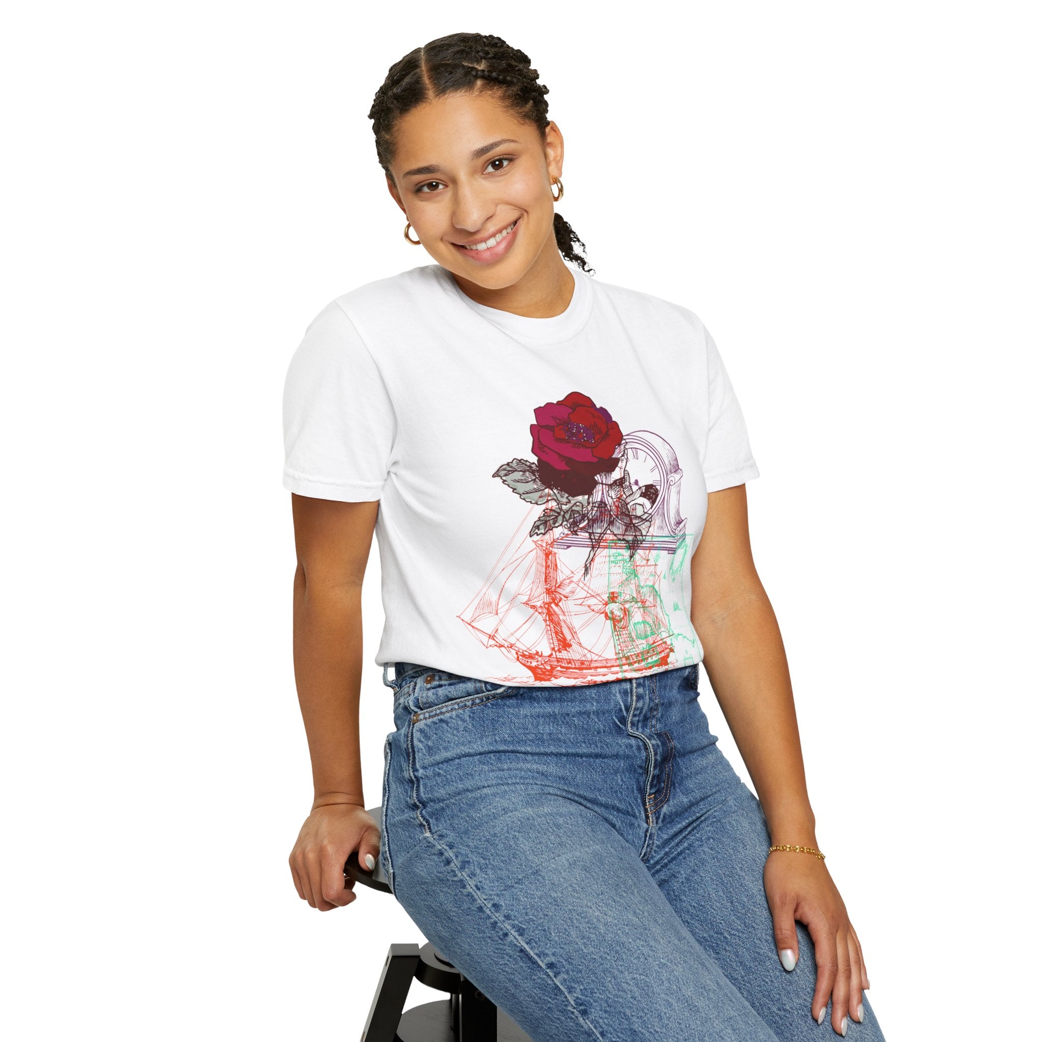 JOYFUL JOURNEY Unisex Garment-Dyed T-shirt