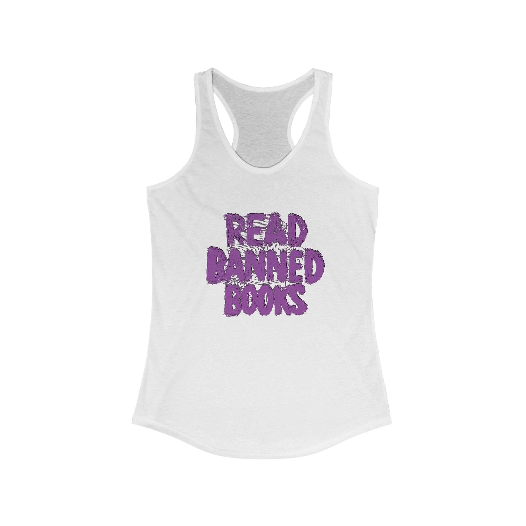 Read Banned Books Racerback Tank for Women - Inspirational Literary Shirt