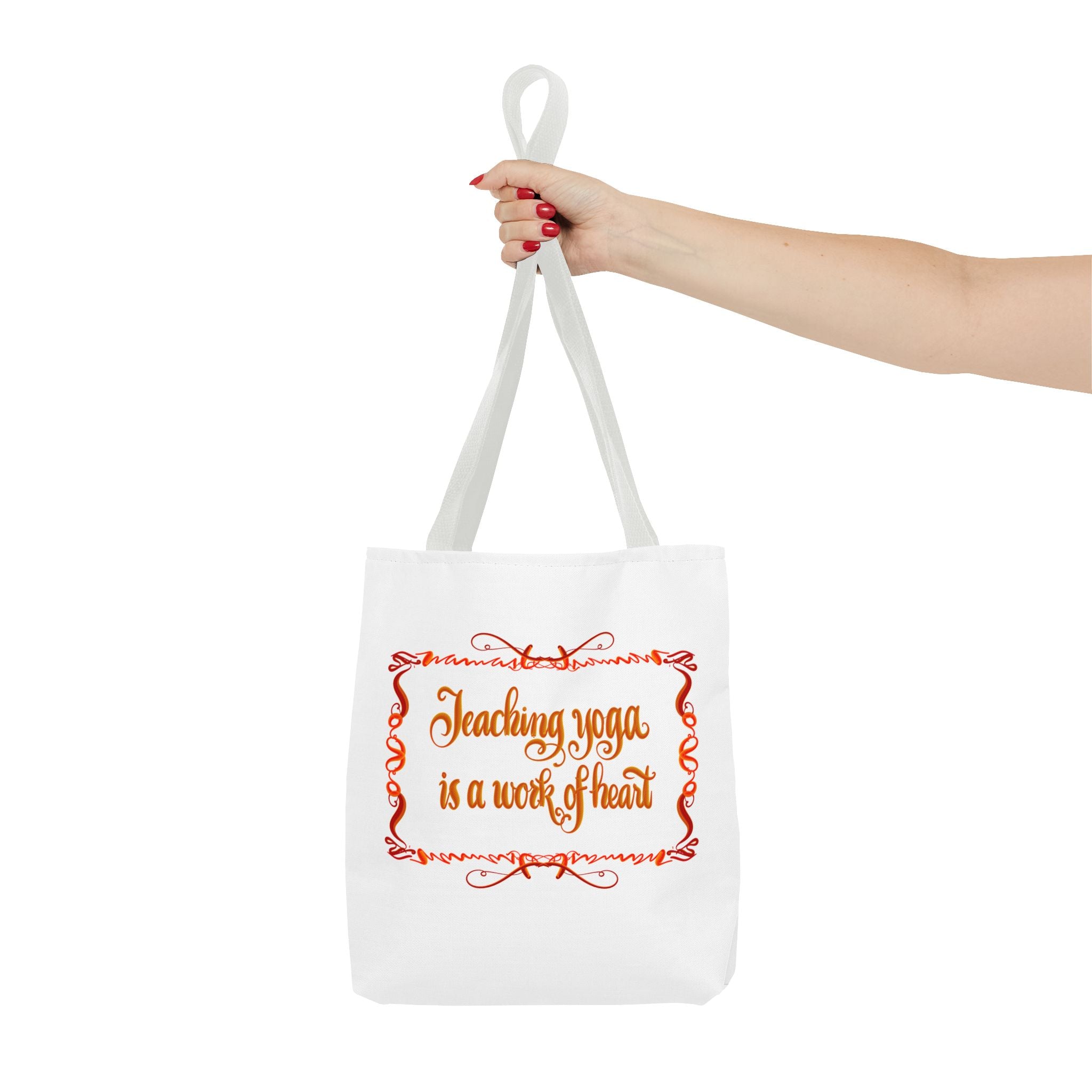 Yoga Teacher Tote Bag – "Teaching Yoga is a Work of Heart"