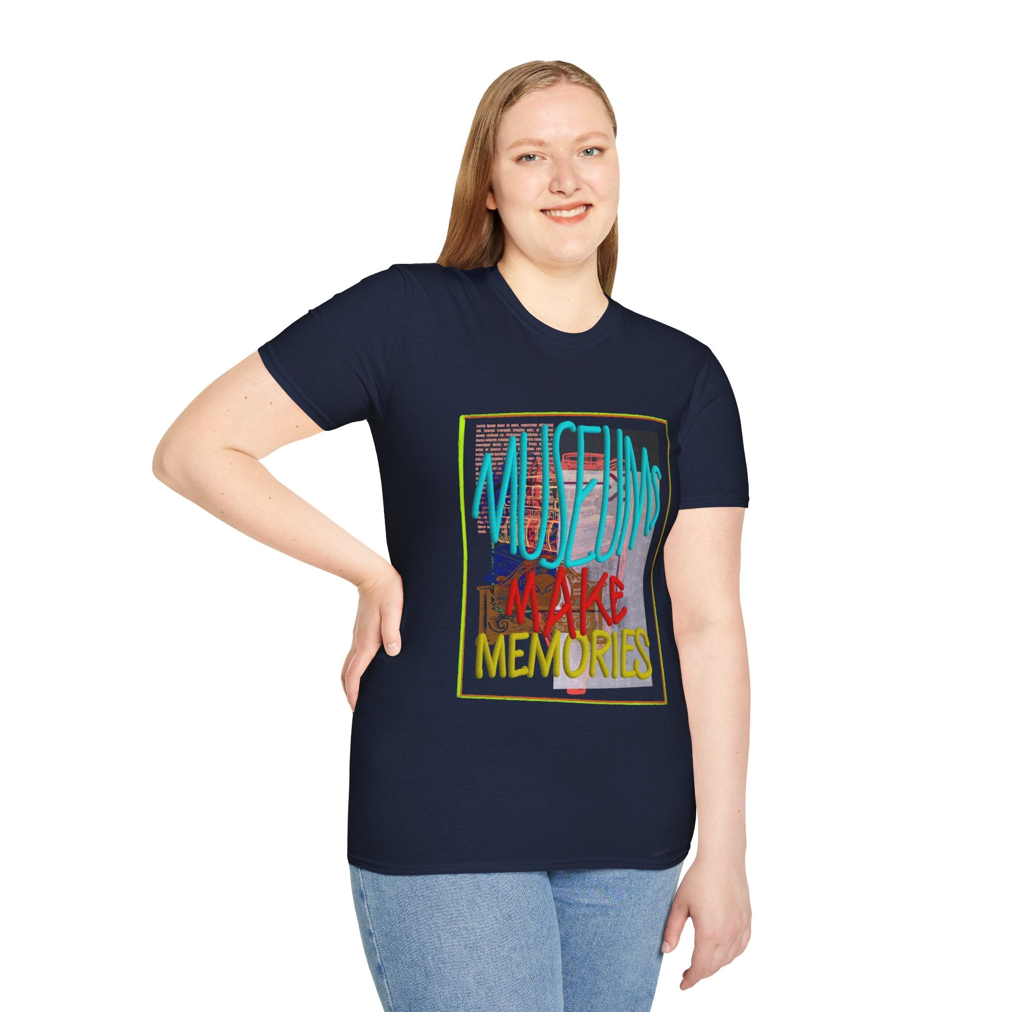 MUSEUMS MAKE MEMORIES Unisex Softstyle T-Shirt