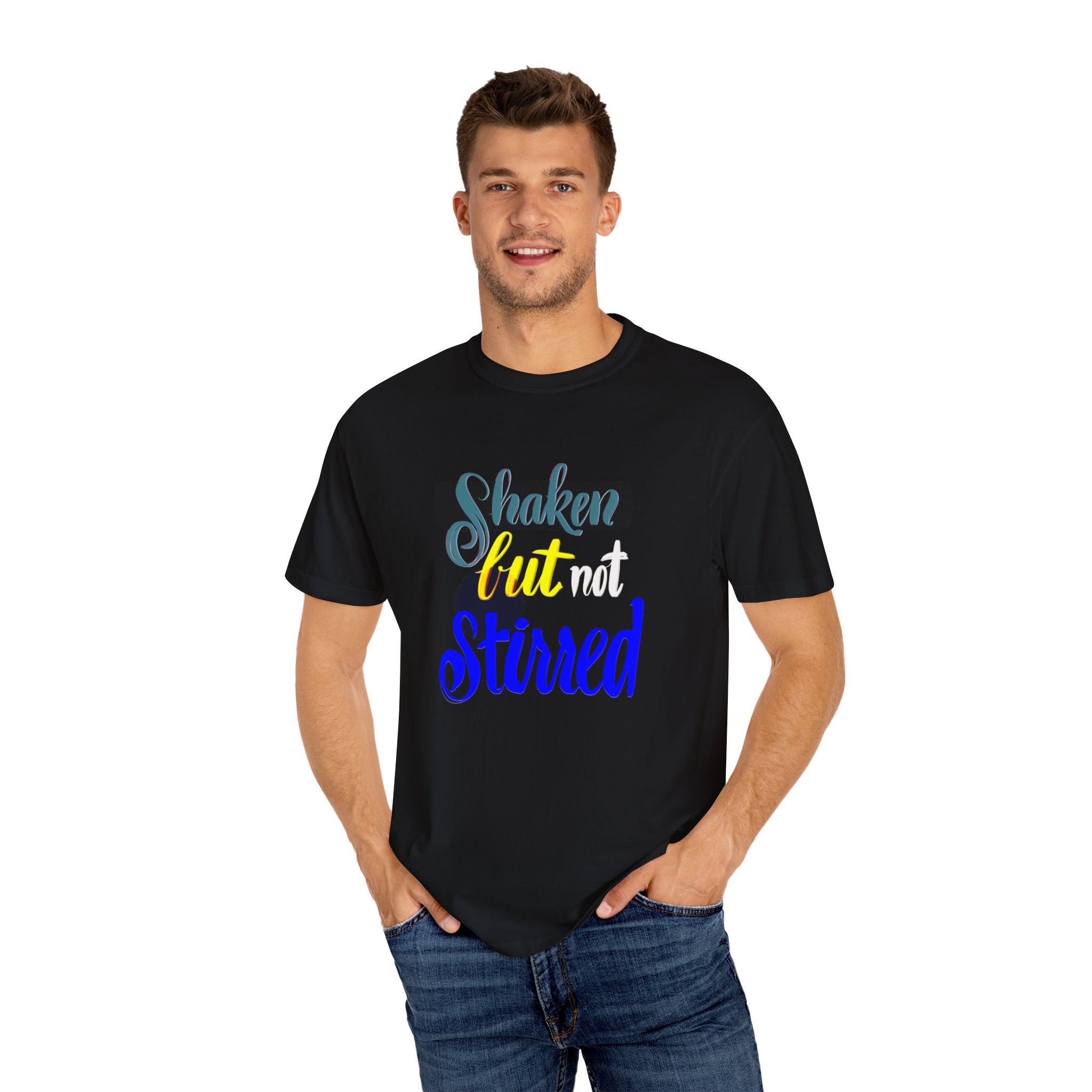 SHAKEN BUT NOT STIRRED Garment-Dyed T-shirt