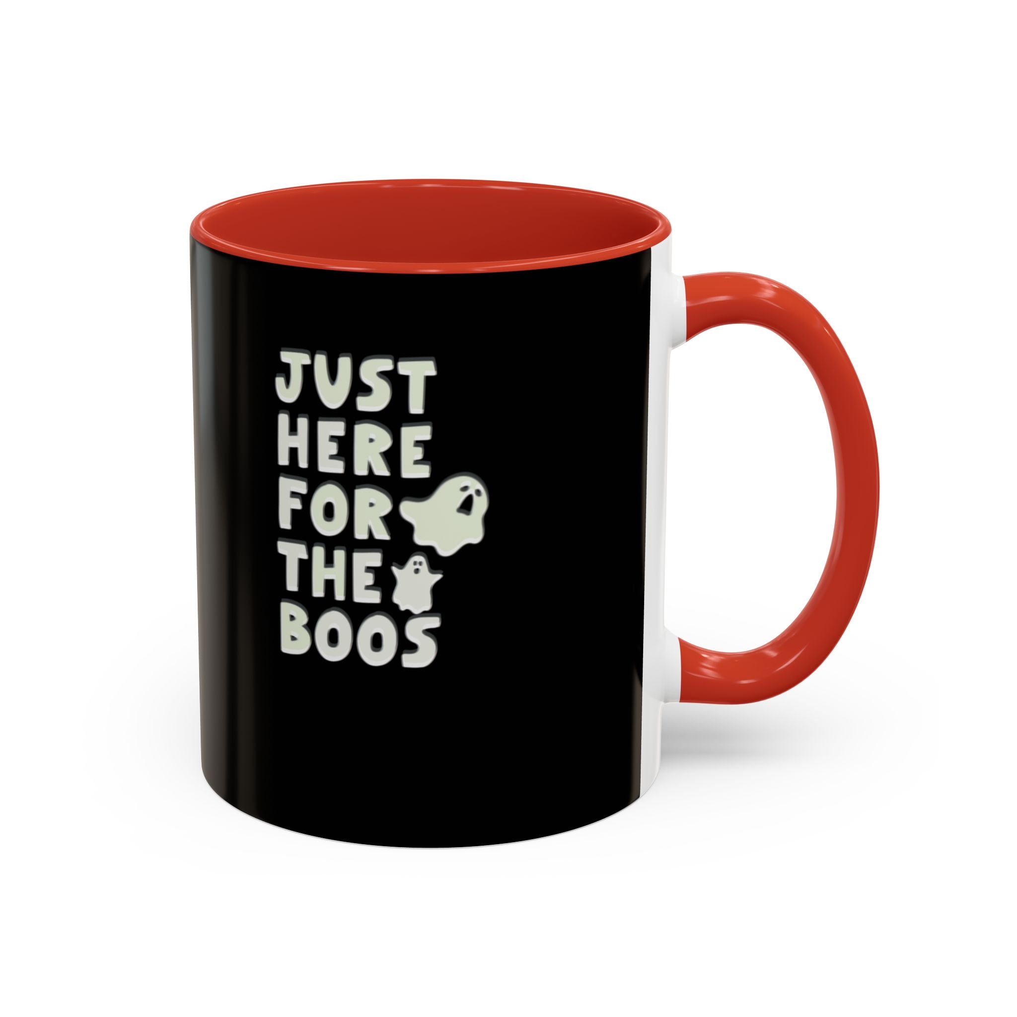 HERE FOR THE BOOS FUNNY HALLOWEEN 11 oz Coffee Mug