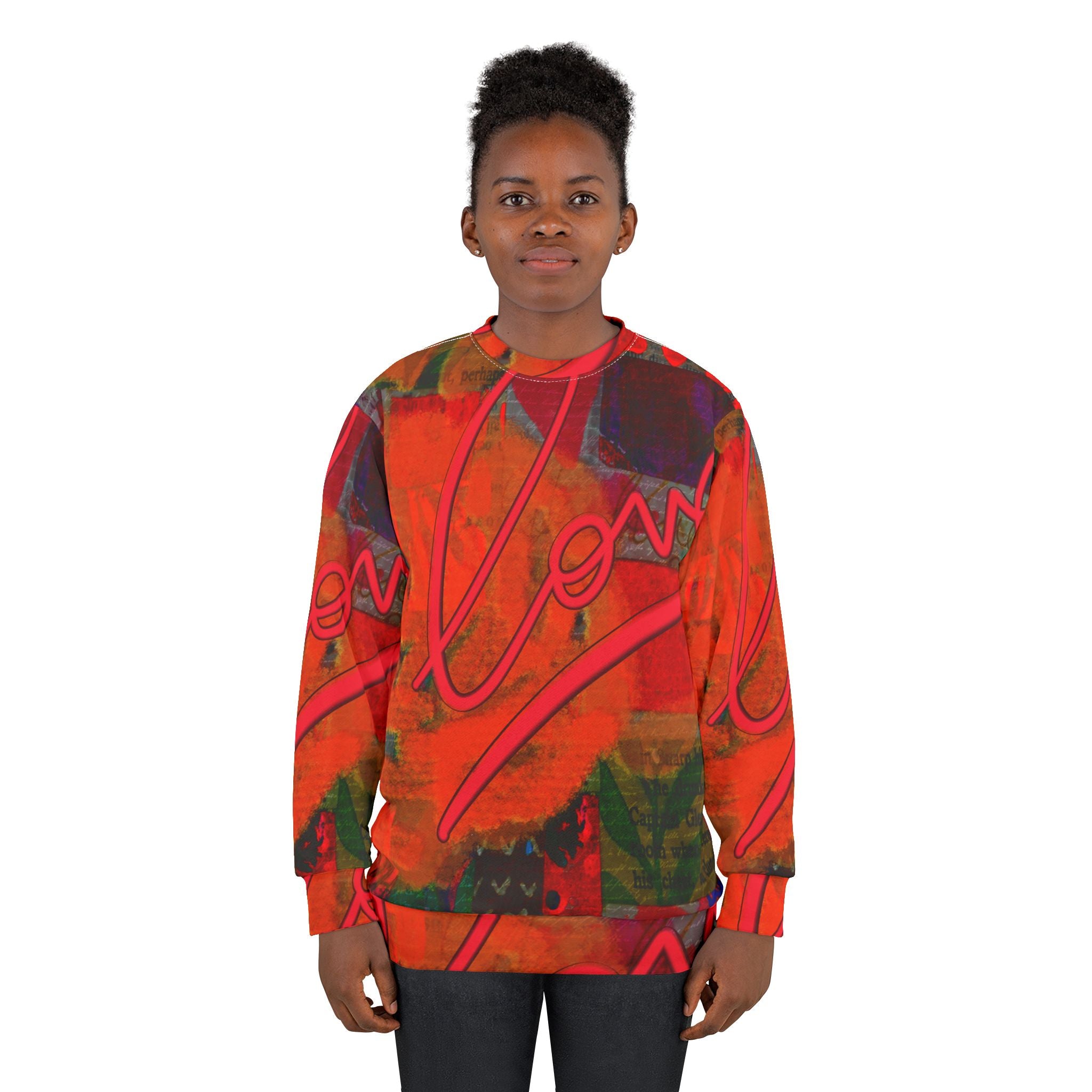 Vibrant Love Unisex Sweatshirt - Bold Art for Every Occasion