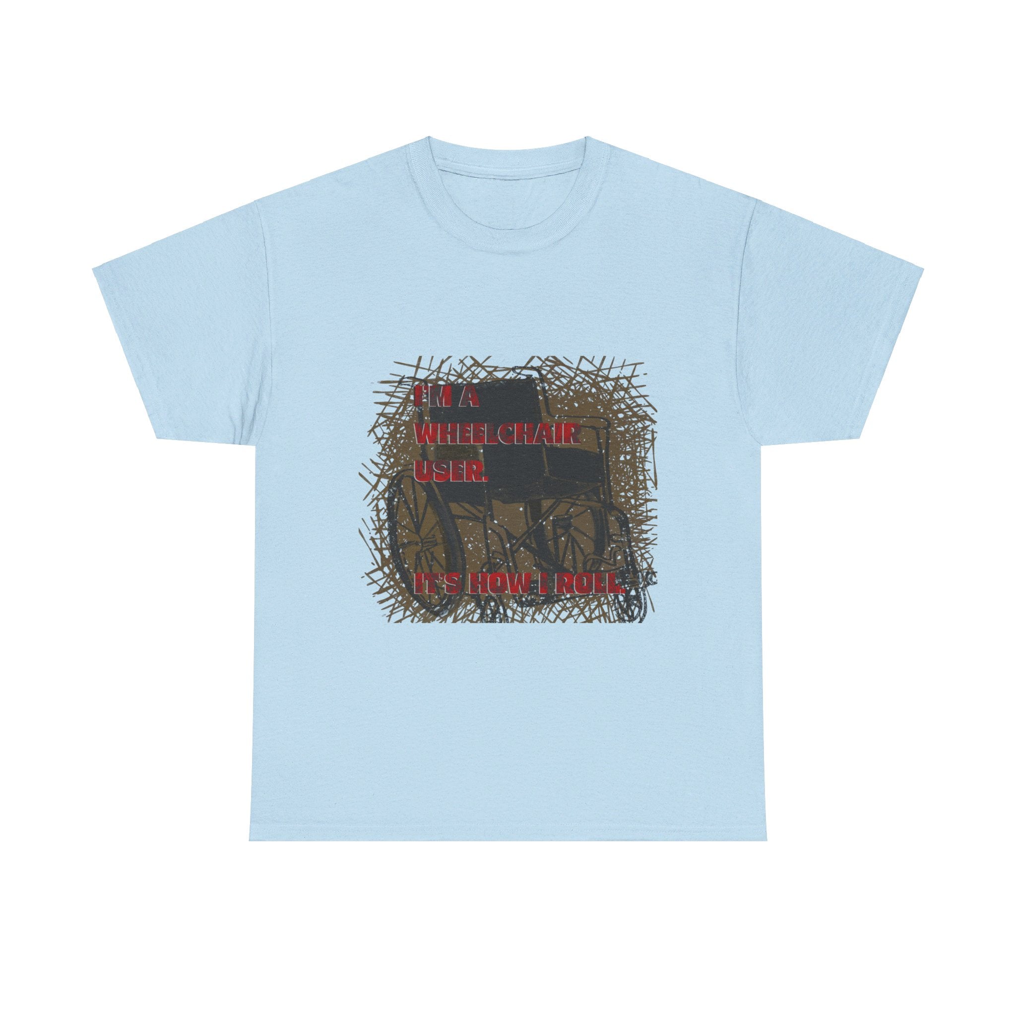 WHEELCHAIR USERS Unisex Heavy Cotton Tee
