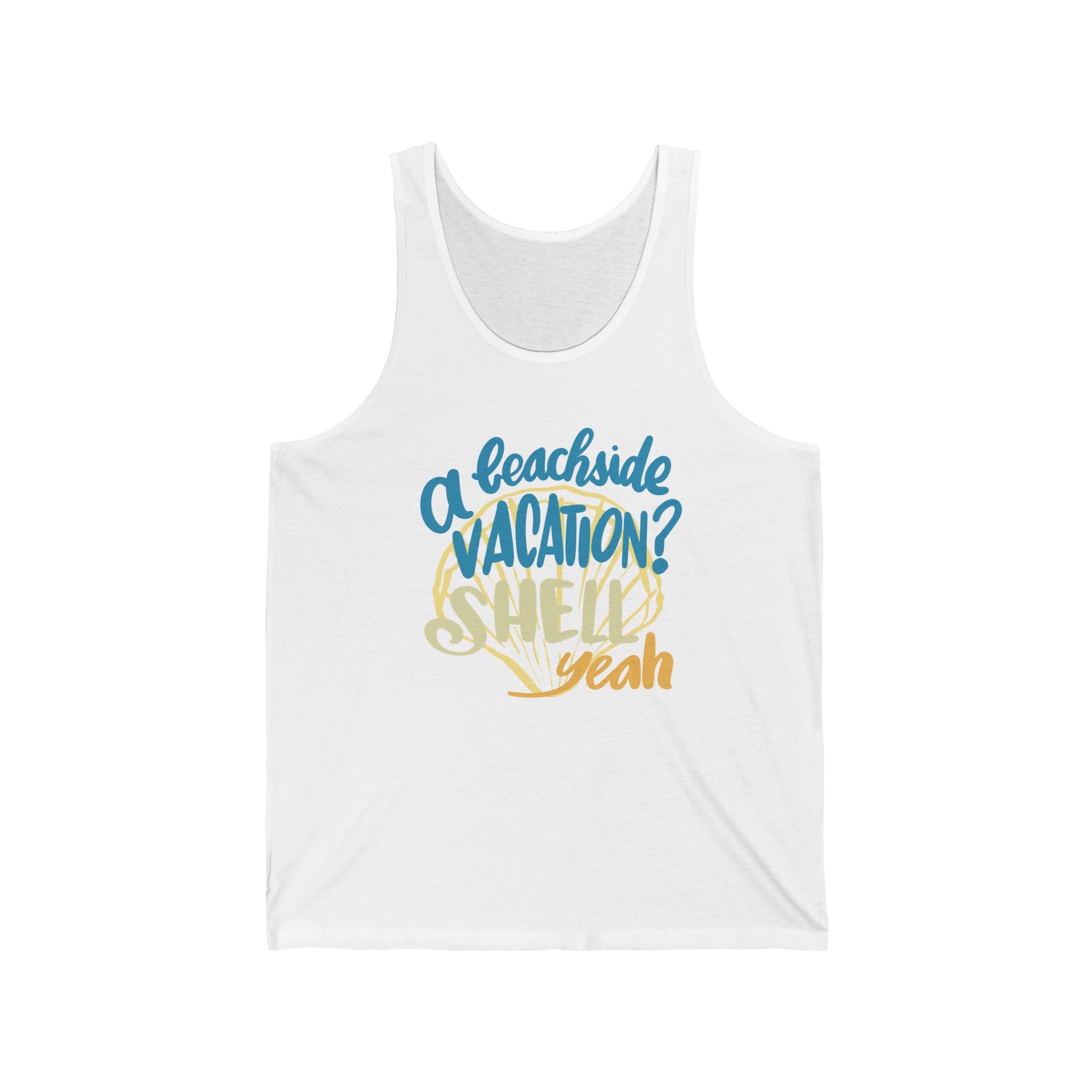 Beachside Vacation Unisex Jersey Tank - Summer Vibes