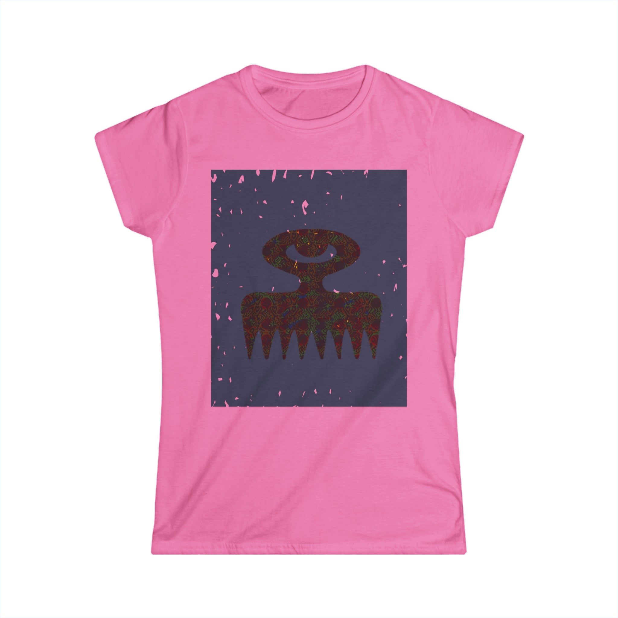 BEAUTY_ ADINKRA SYMBOL Women's Softstyle Tee