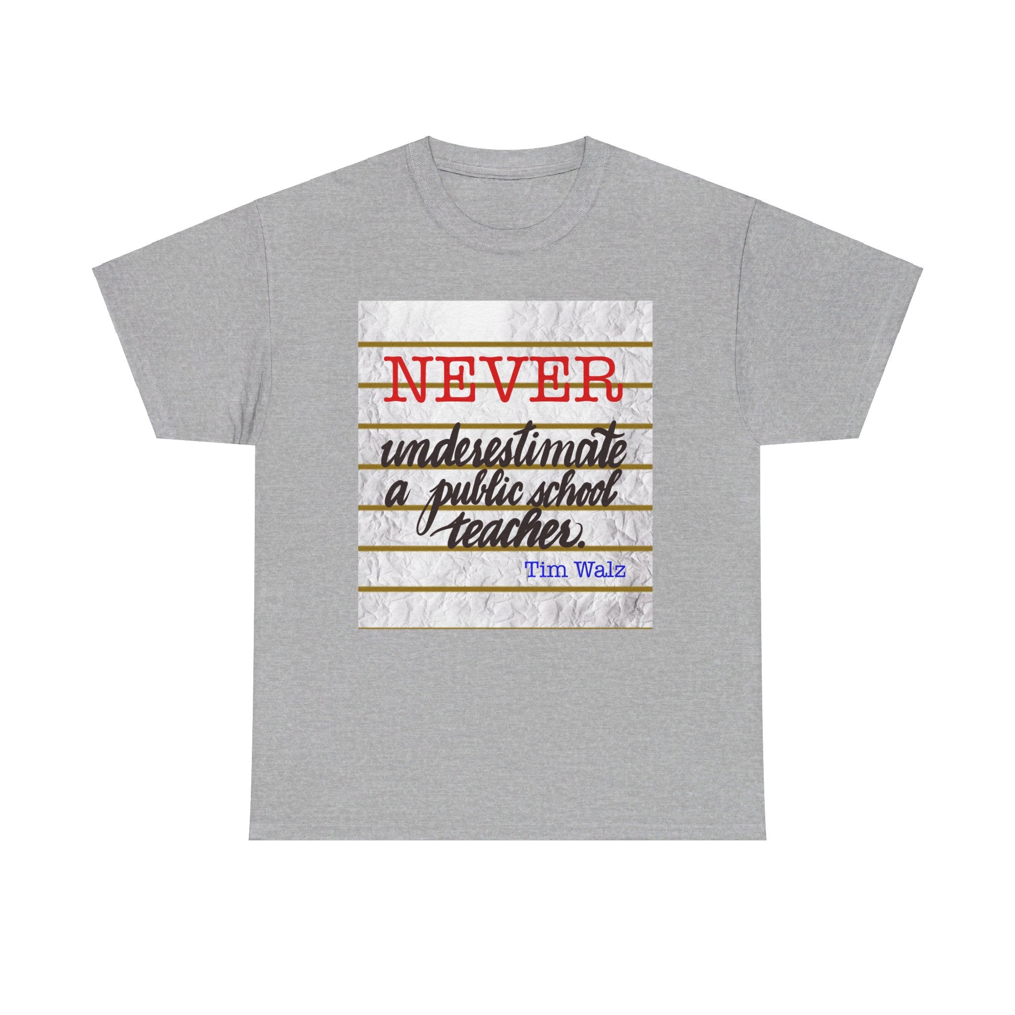 WALZ TEACHER Unisex Heavy Cotton Tee
