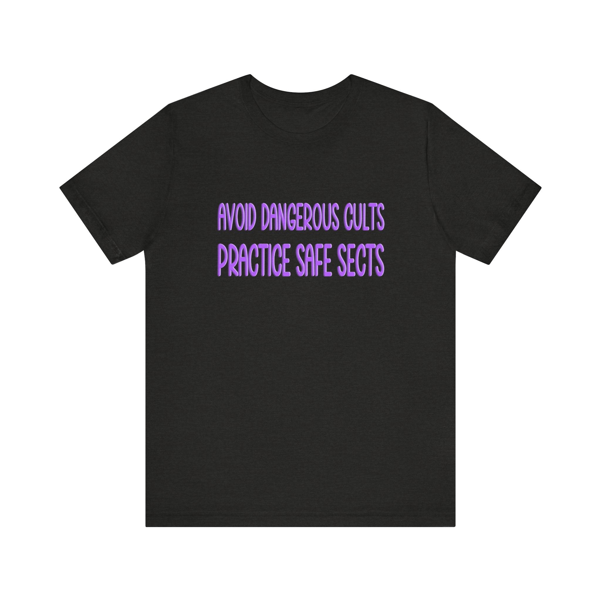 T-Shirt Funny Pun Practice Safe Sects Unisex Jersey Short Sleeve Tee