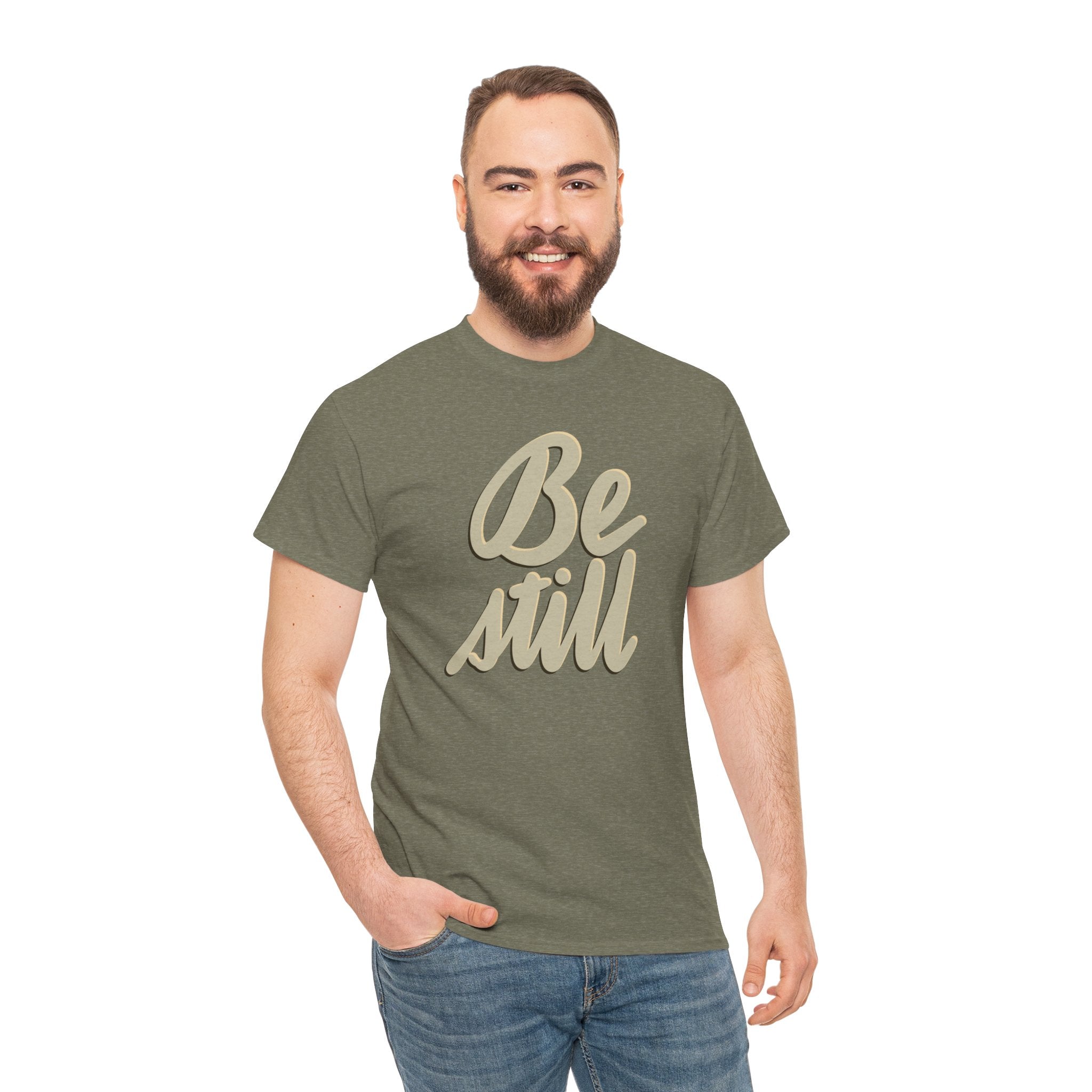 BE STILL Heavy Cotton Tee