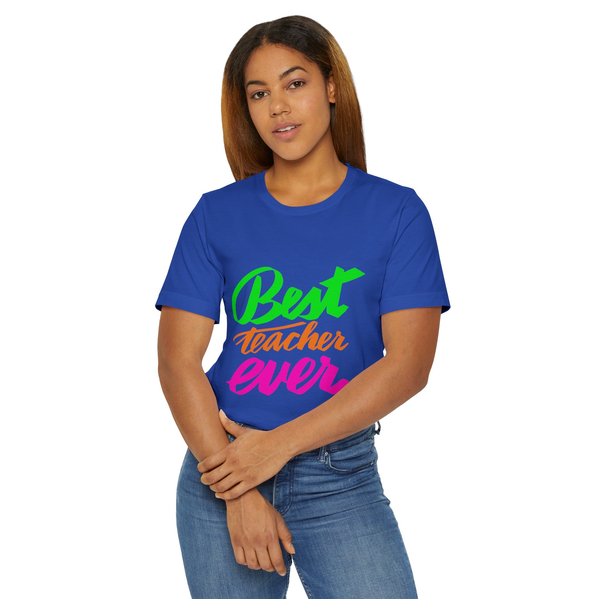 BEST TEACHER EVER Unisex Jersey T-Shirt