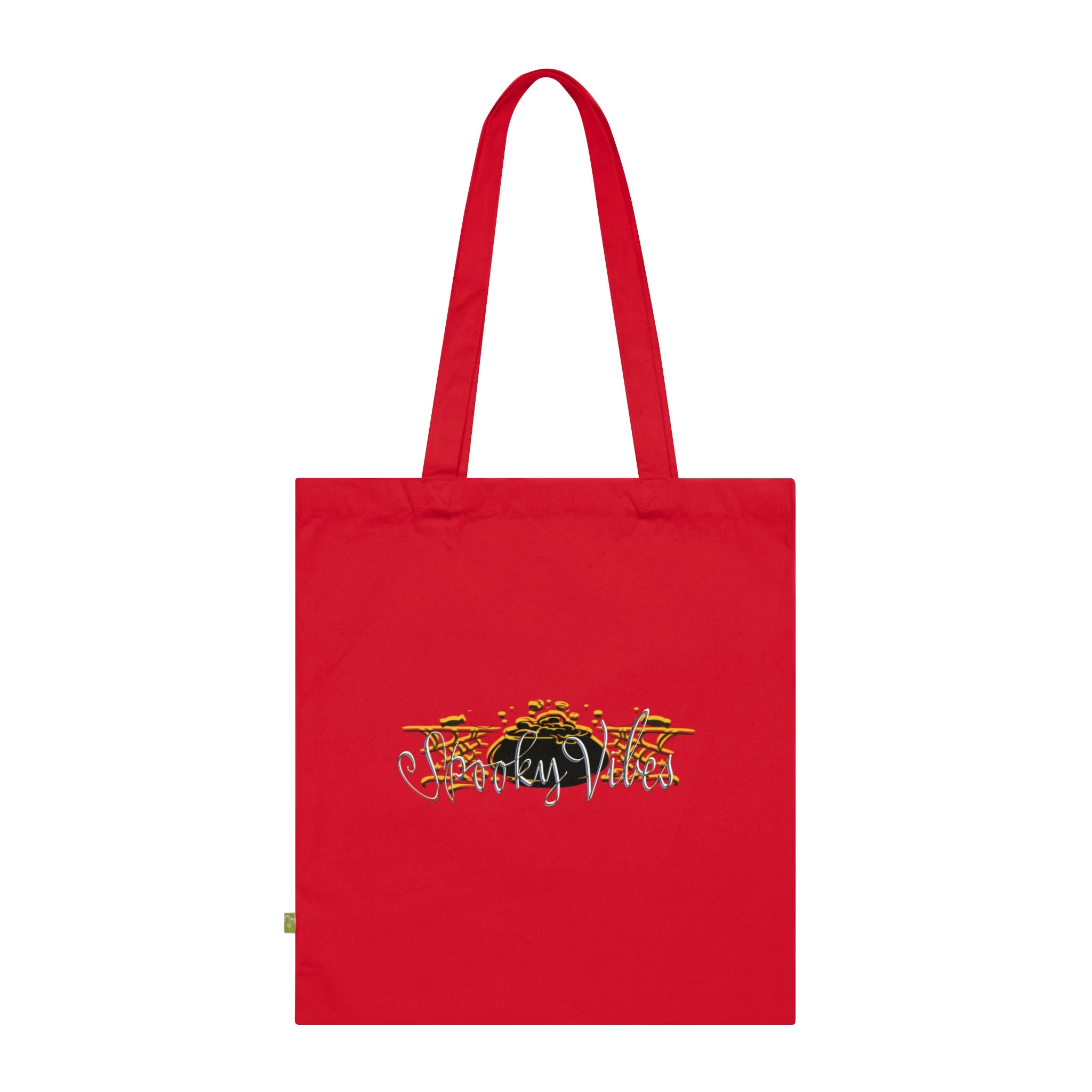SPOOKY VIBES Organic Cotton Tote Bag