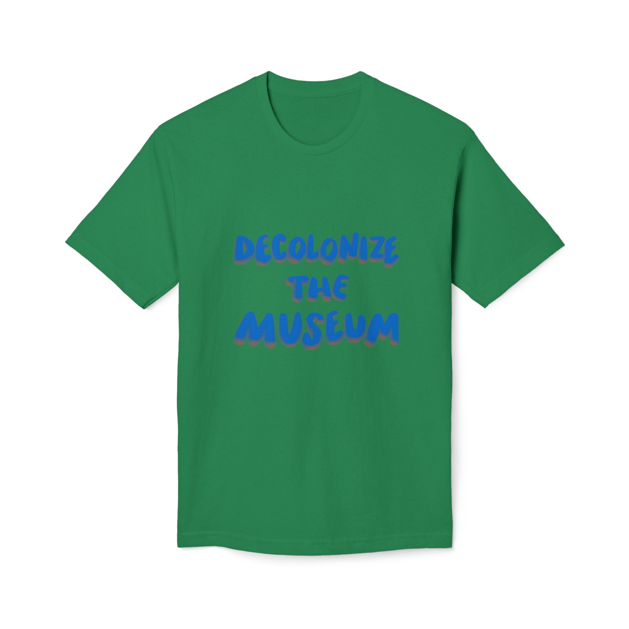 DECOLONIZE THE MUSEUM Unisex Midweight T-shirt, Made in US