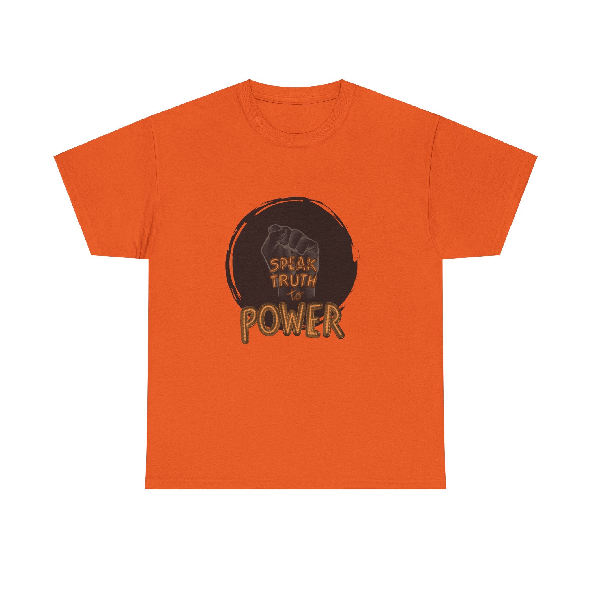 SPEAK TRUTH TO POWER Unisex Heavy Cotton Tee