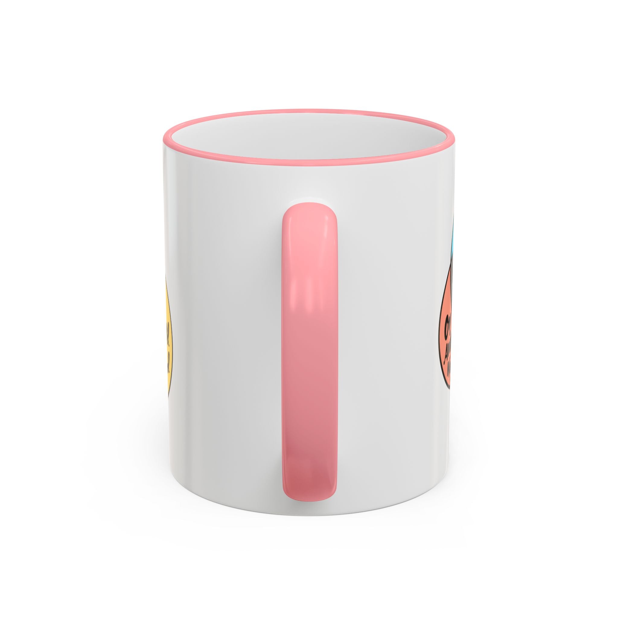 Yin Yoga Venn diagram Accent Rim & Handle Mug 11 oz