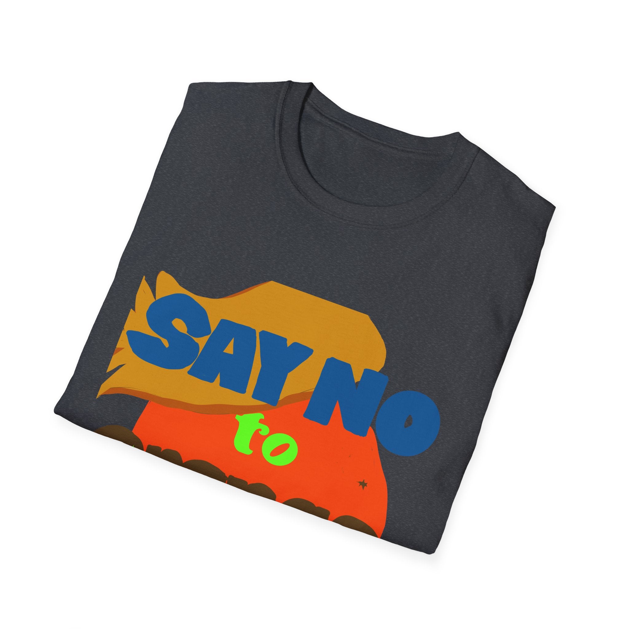 ORANGE FOOLIUS HAND-DRAWN TEE