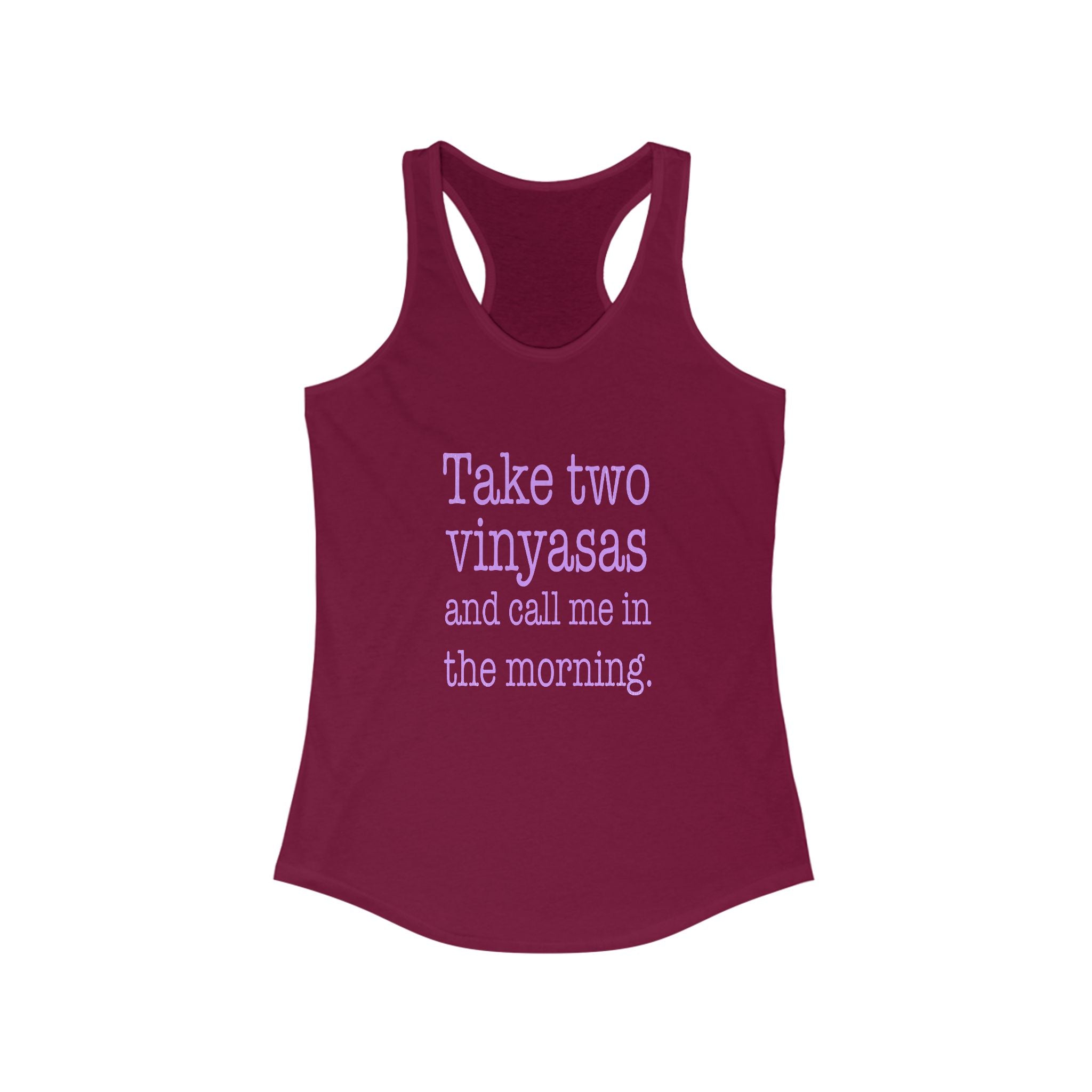 Yoga Racerback Tank—Take Two Vinyasas