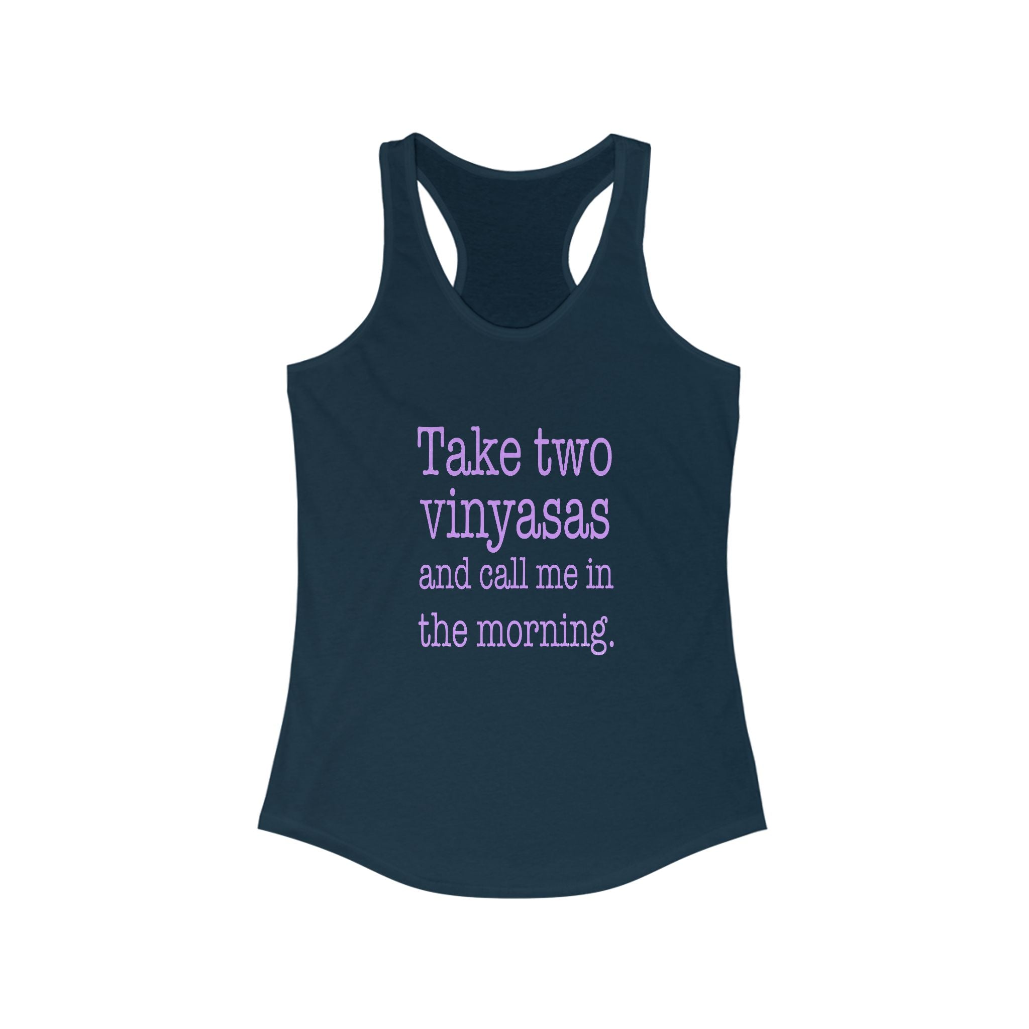 Yoga Racerback Tank—Take Two Vinyasas