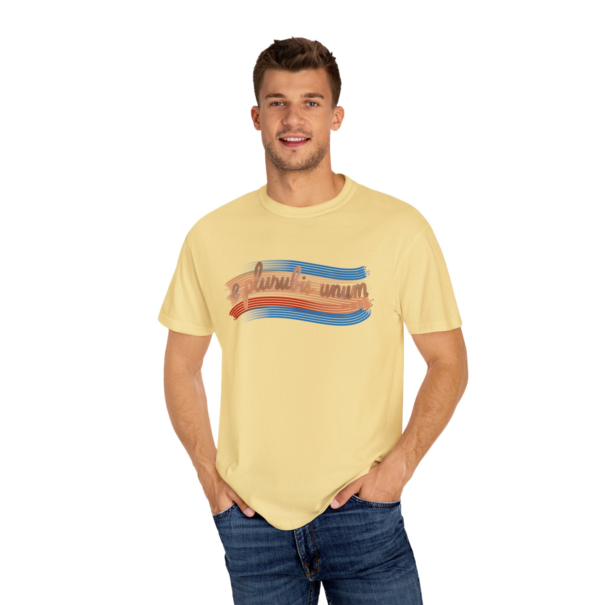 E PLURUBIS UNUM Unisex Garment-Dyed T-shirt