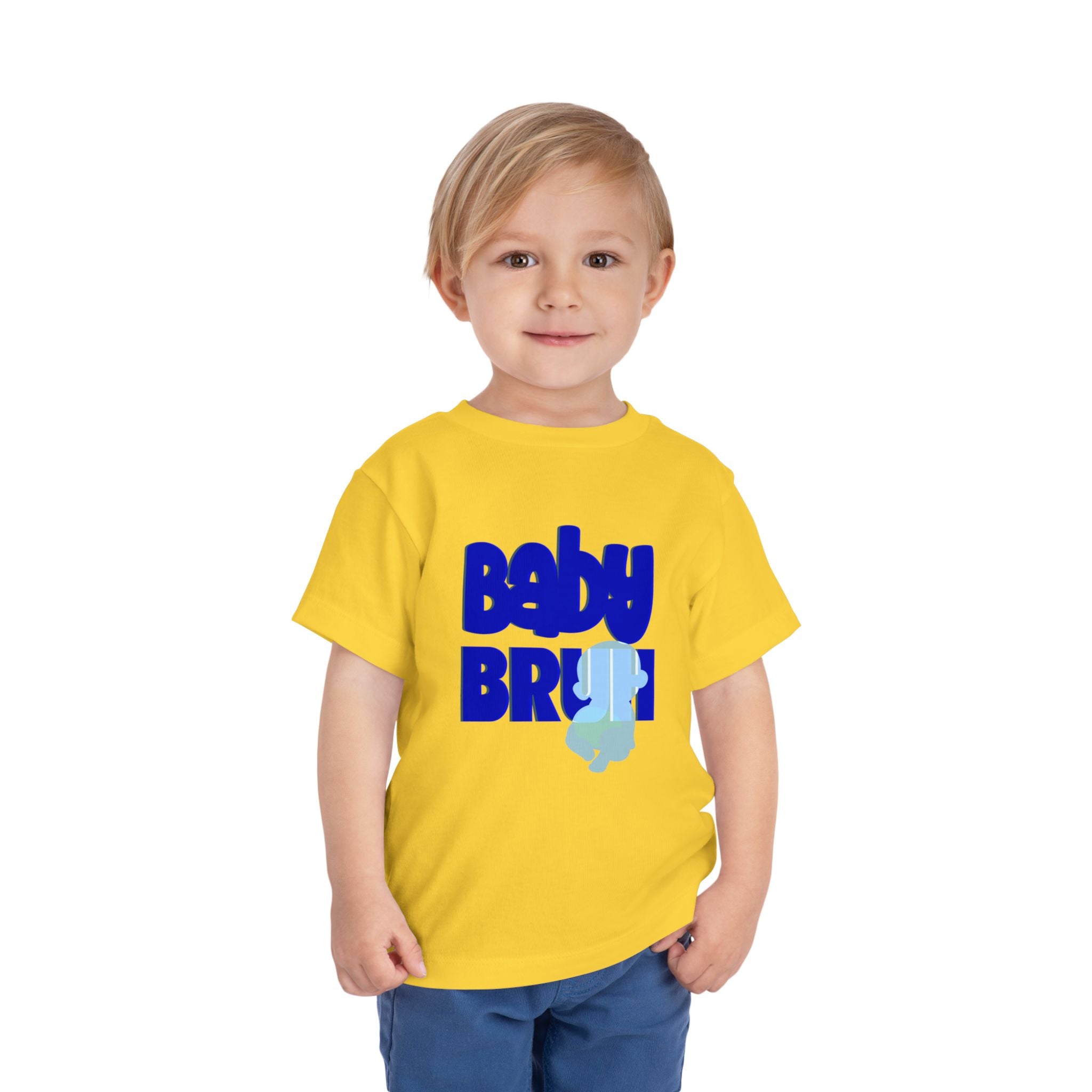 Toddler Tee BABY BRUH Cute Family Love Design
