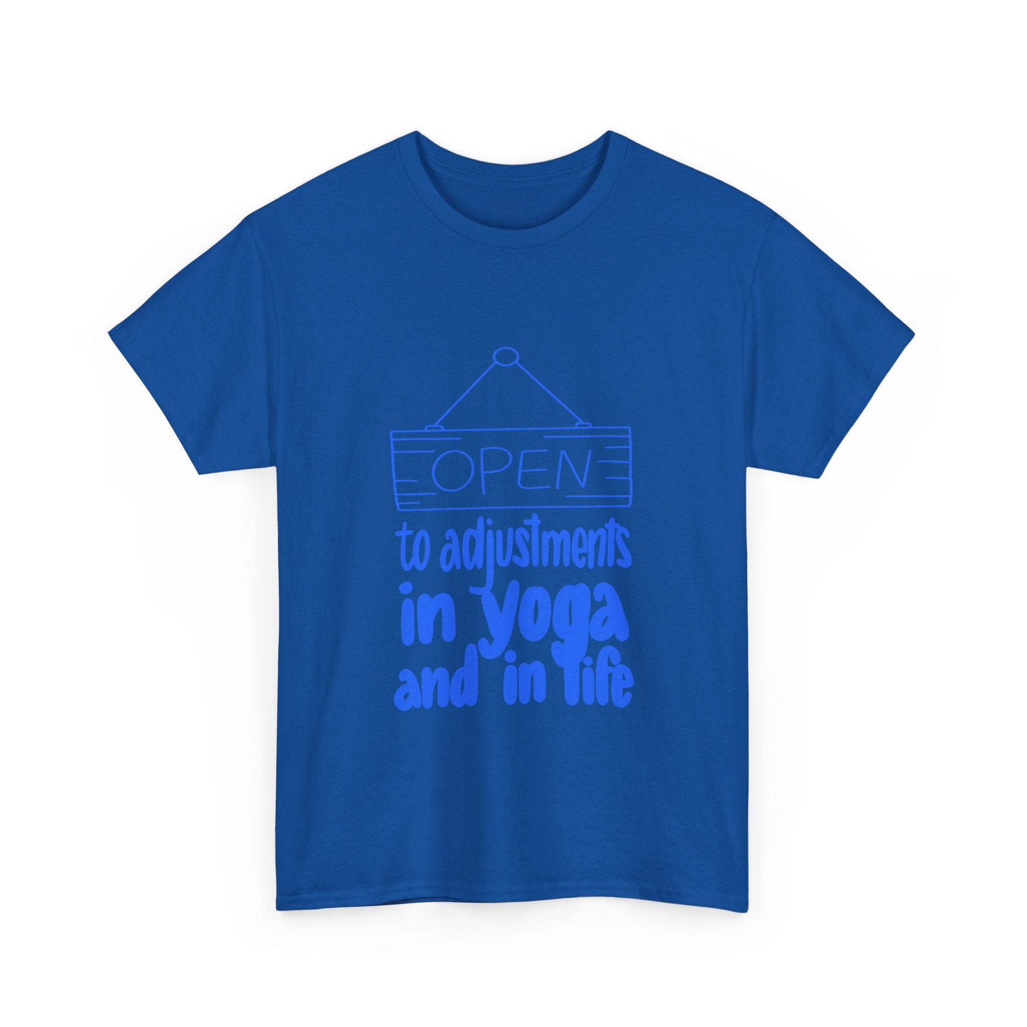 OPEN TO ADJUSTMENTS Unisex Heavy Cotton Tee