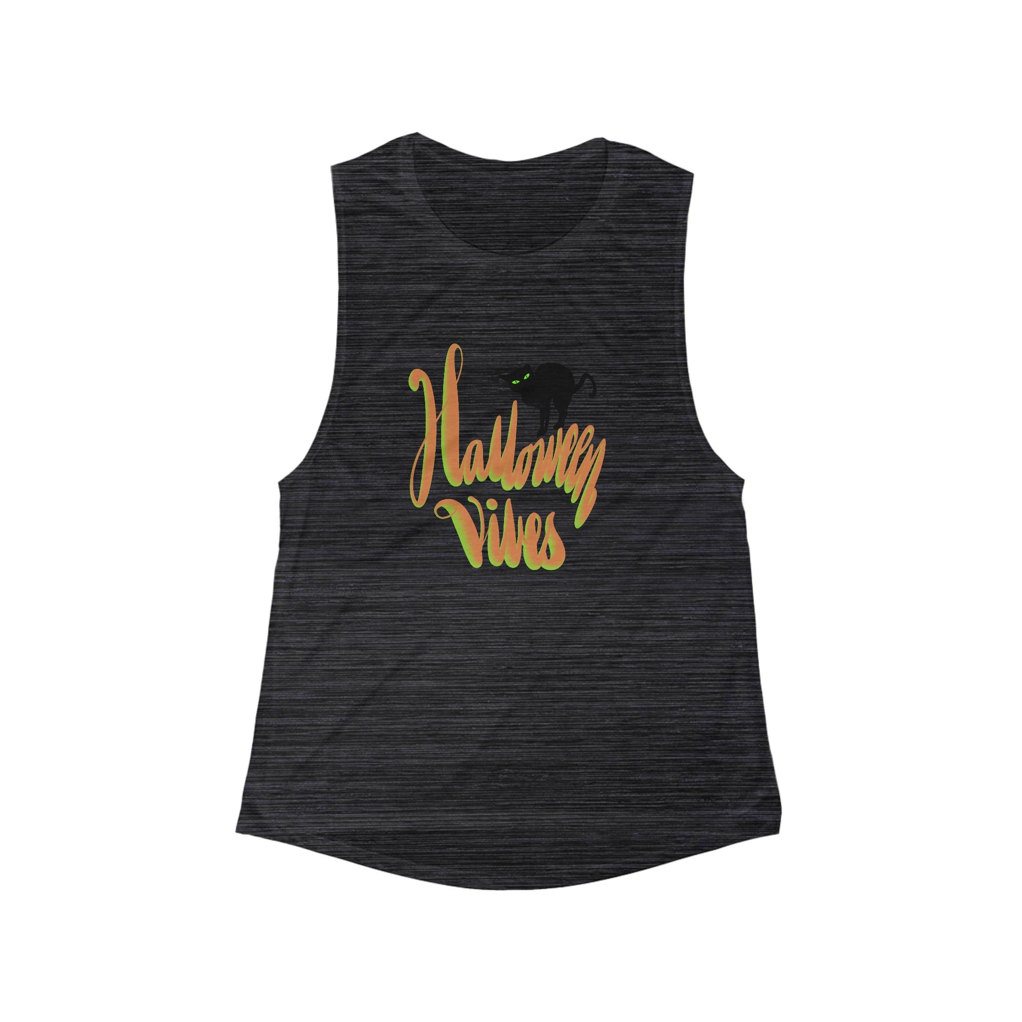 HALLOWEEN VIBES Women's Flowy Scoop Muscle Tank