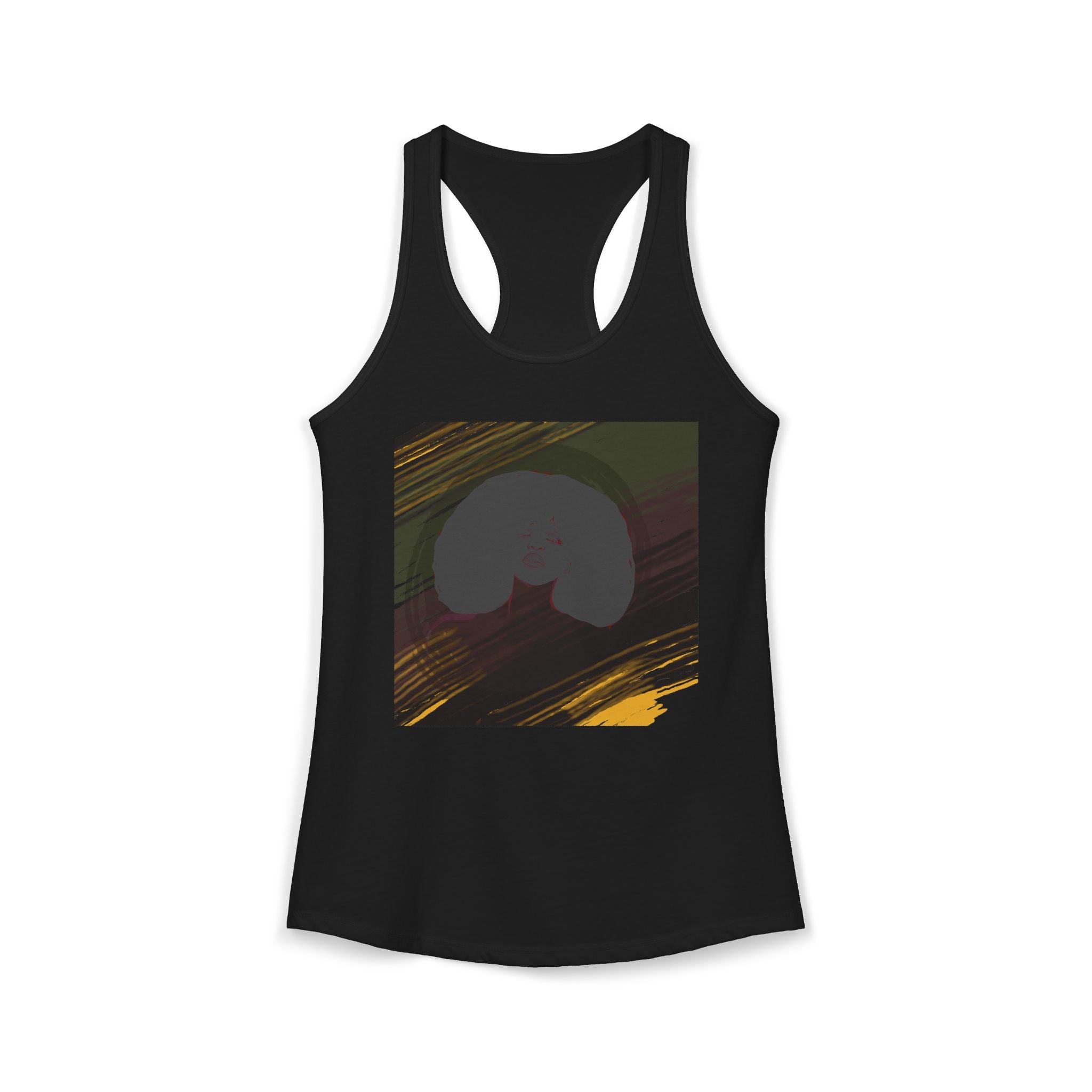 Strong Black Woman Racerback Tank — Empowerment Fitness Top