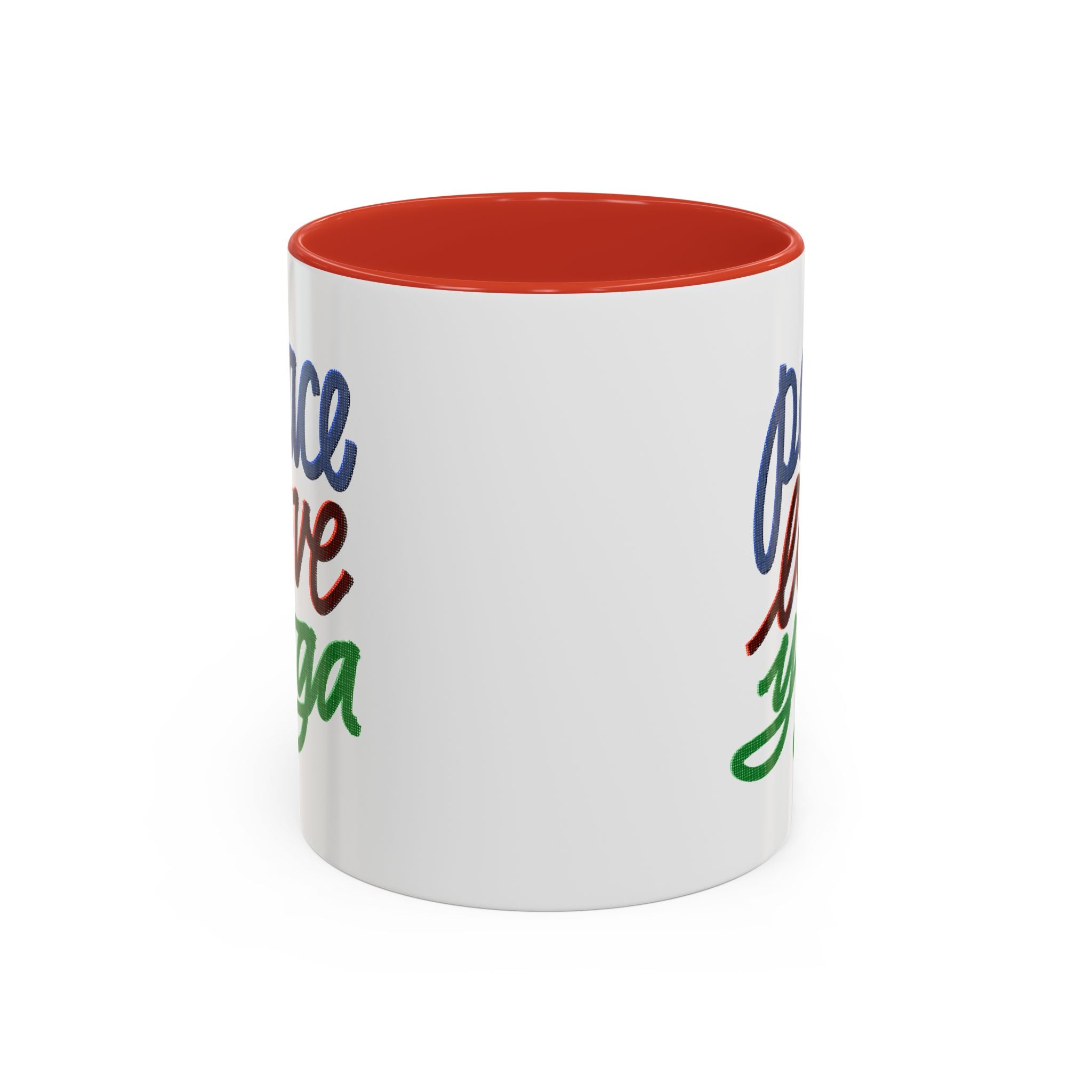 PEACE LOVE YOGA 11 oz Coffee Mug