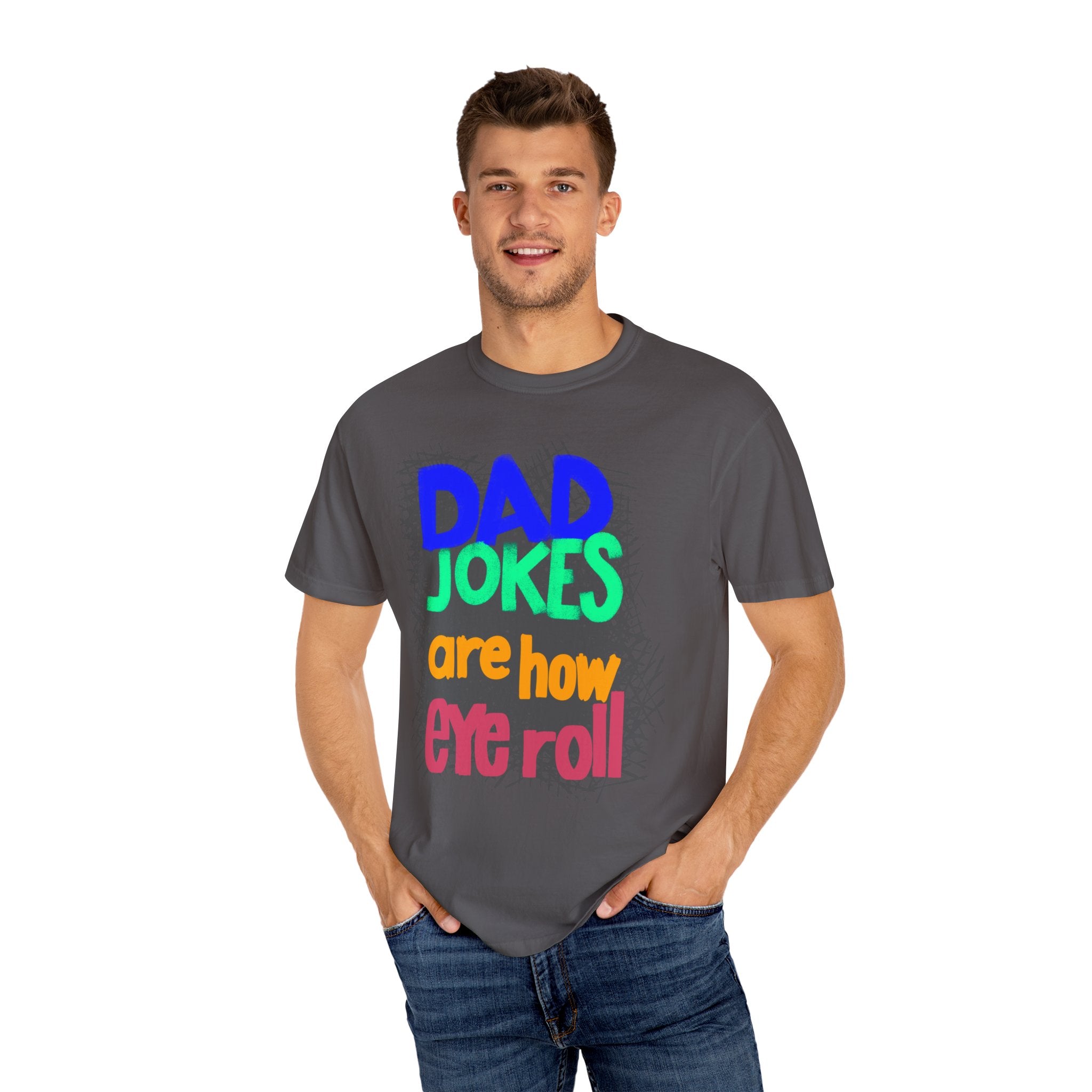 DAD JOKES Unisex Garment-Dyed T-shirt