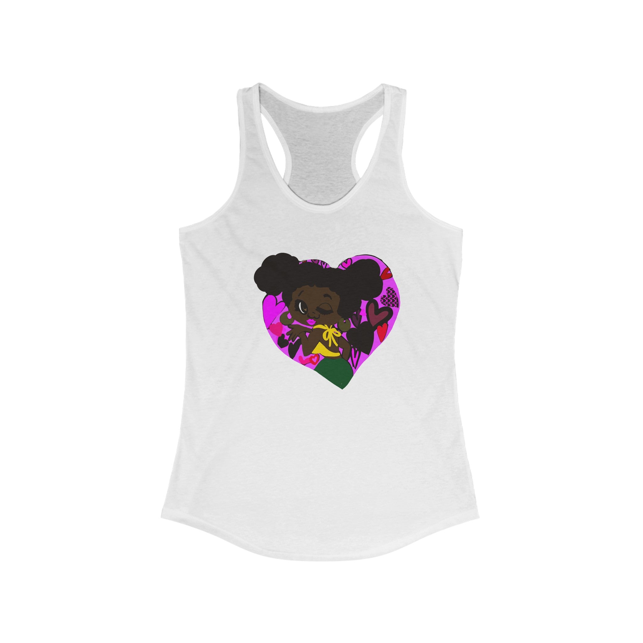 BLOWING KISSES Women's Ideal Racerback Tank