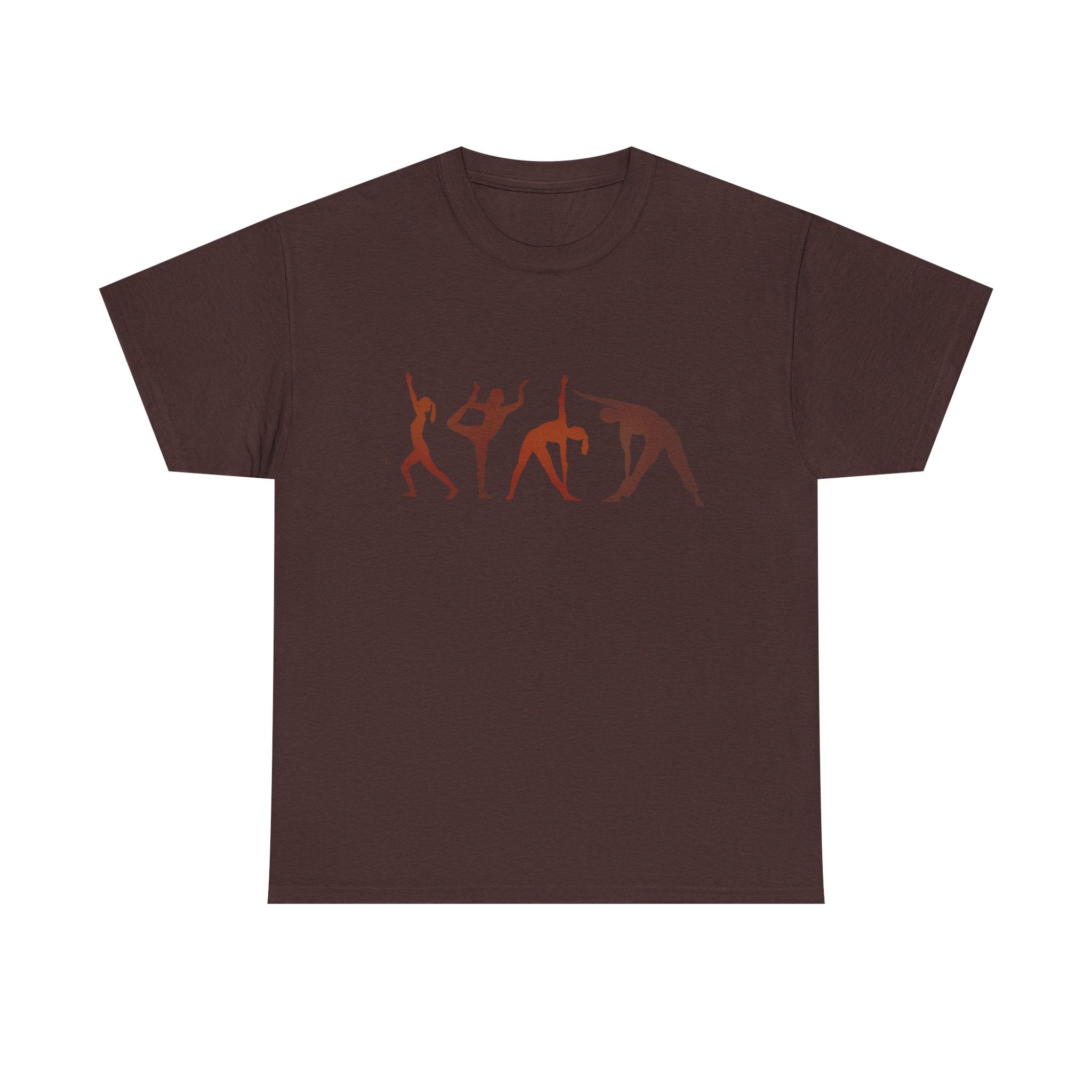 Yoga Pose Unisex Heavy Cotton Tee – Soft & Stylish Fitness Shirt