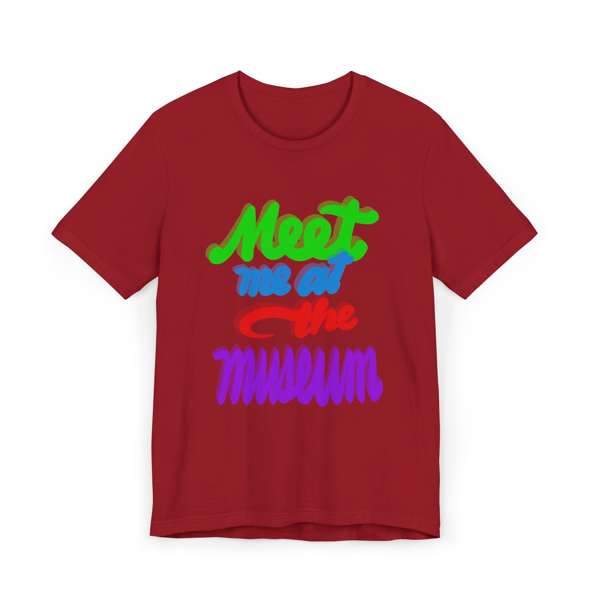 MEET ME AT THE MUSEUM Unisex Jersey Short Sleeve Tee