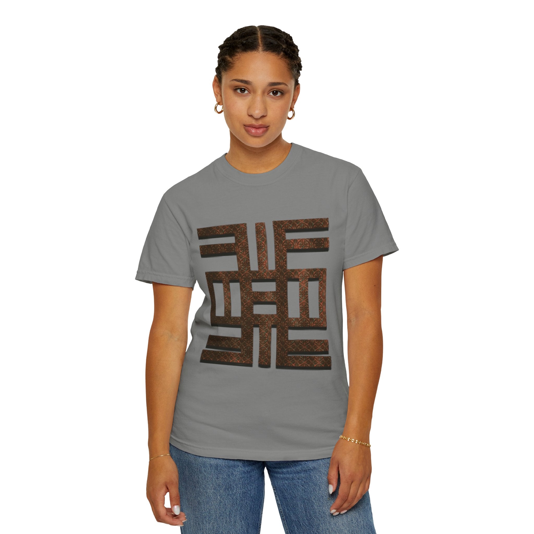 QUALITY: ADINKRA SYMBOL Unisex Garment-Dyed T-shirt