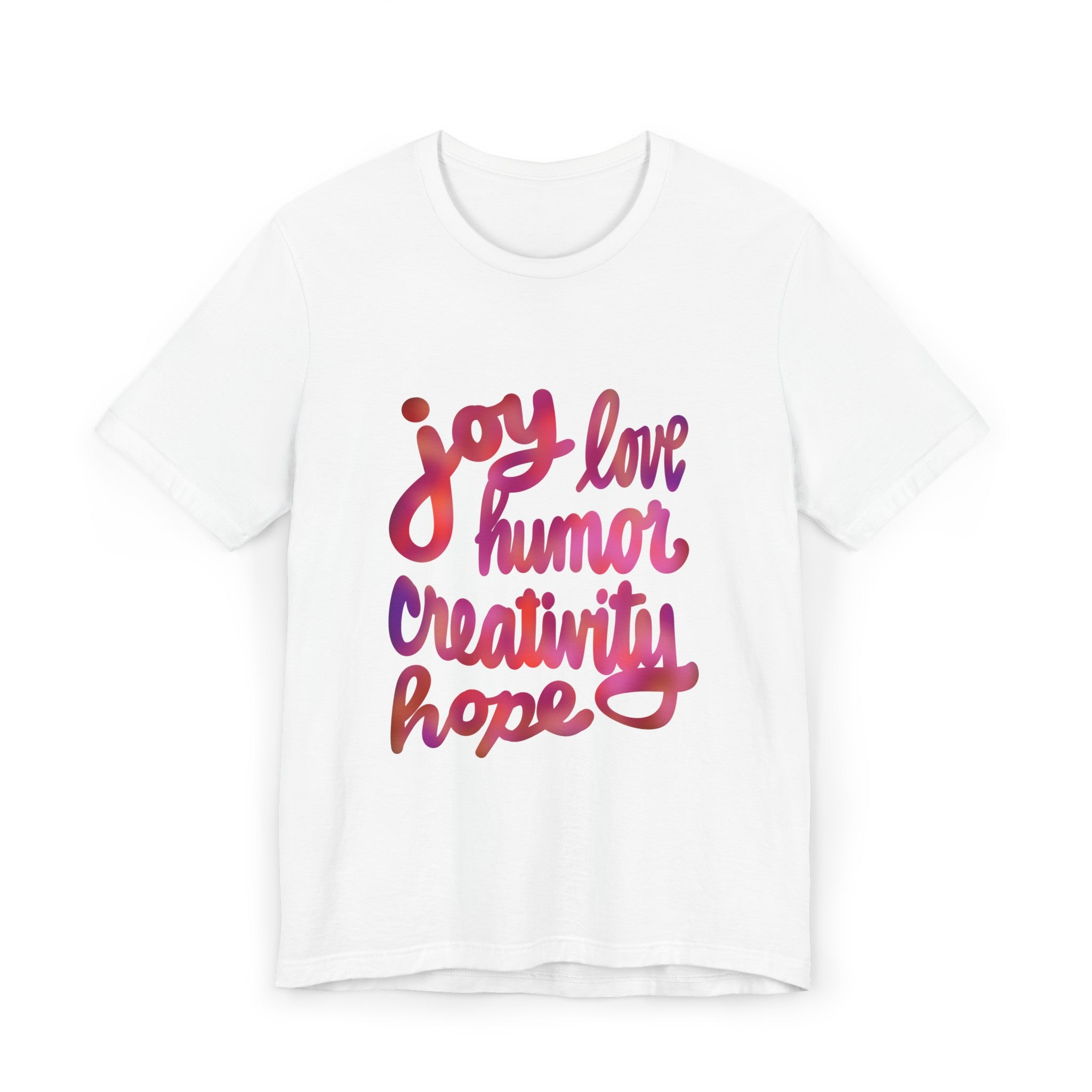 JOY LOVE HUMOR Unisex Jersey T-Shirt
