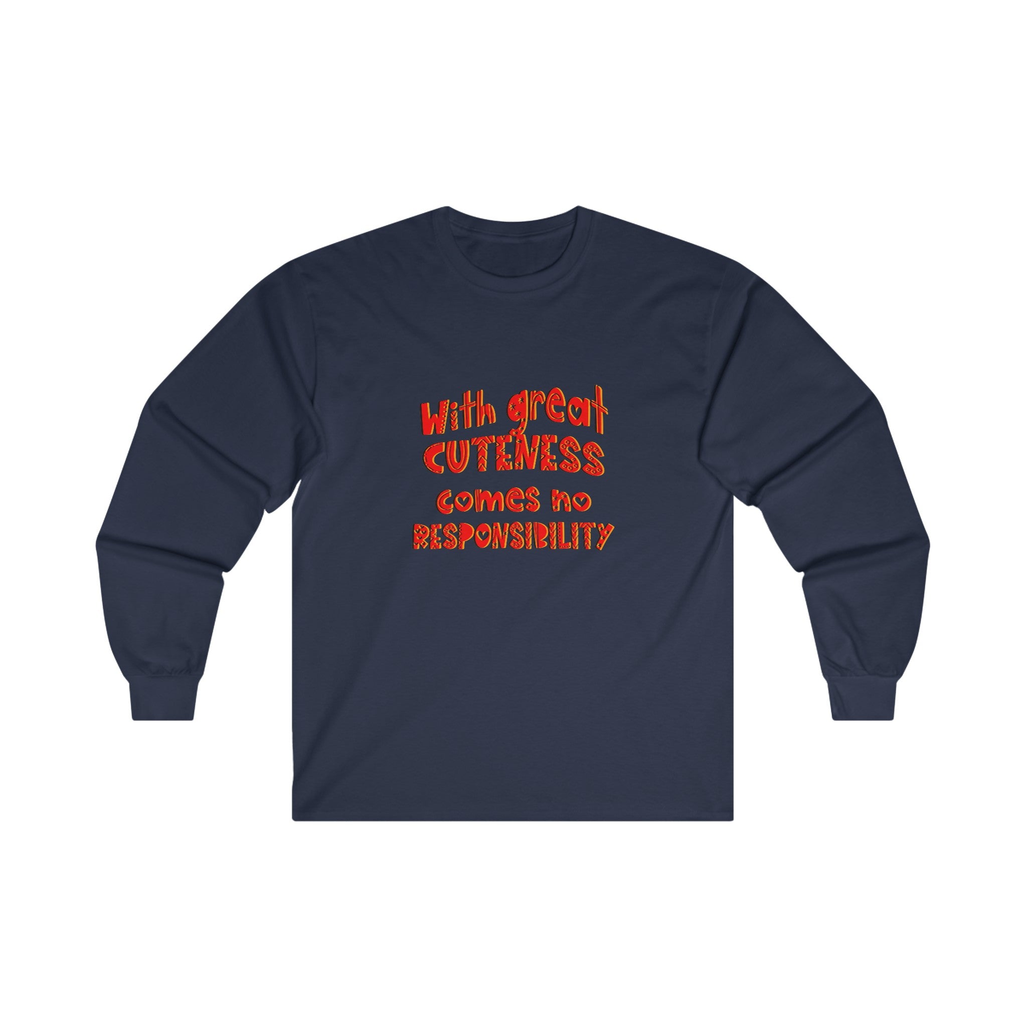 WITH GREAT CUTENESS Long Sleeve Tee