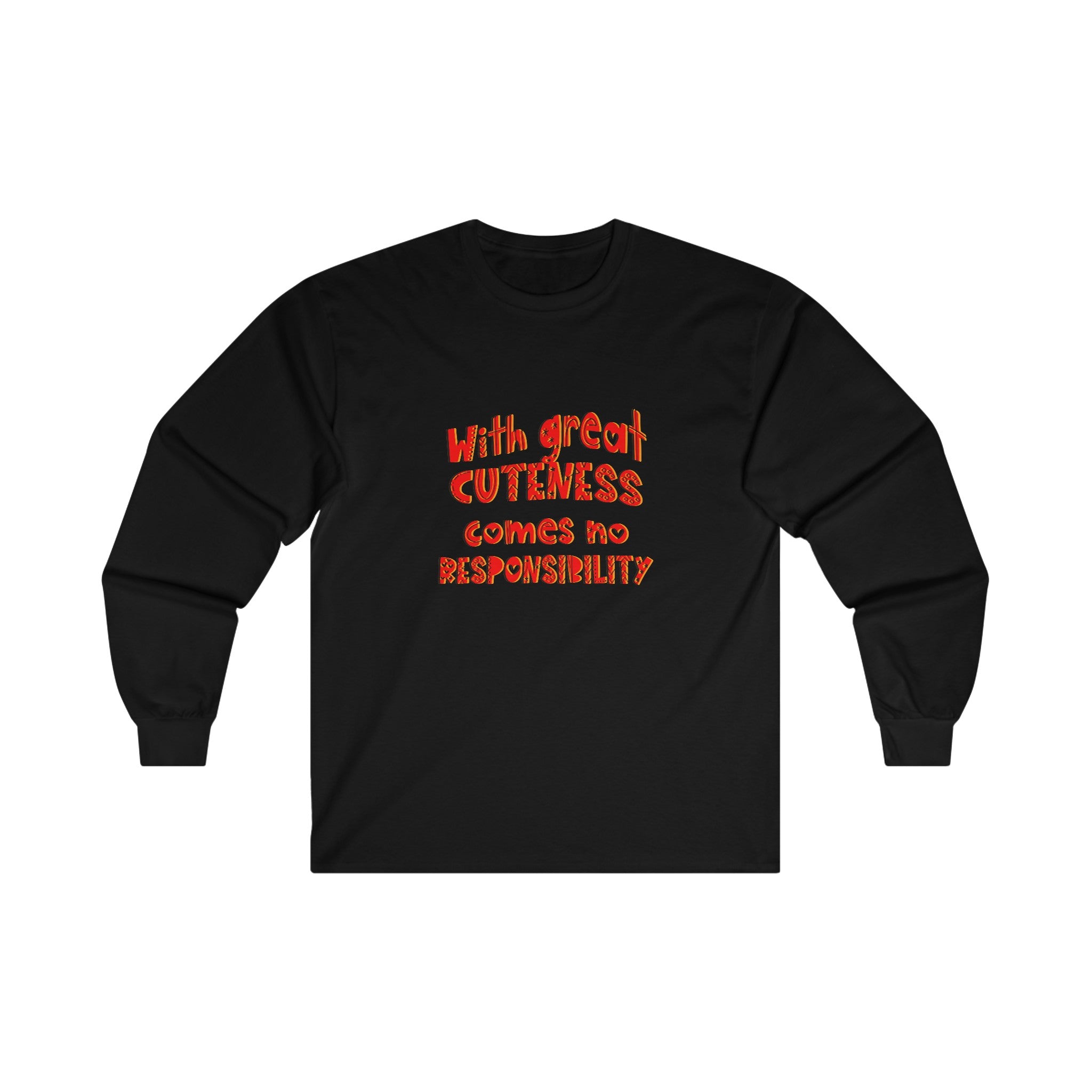 WITH GREAT CUTENESS Long Sleeve Tee
