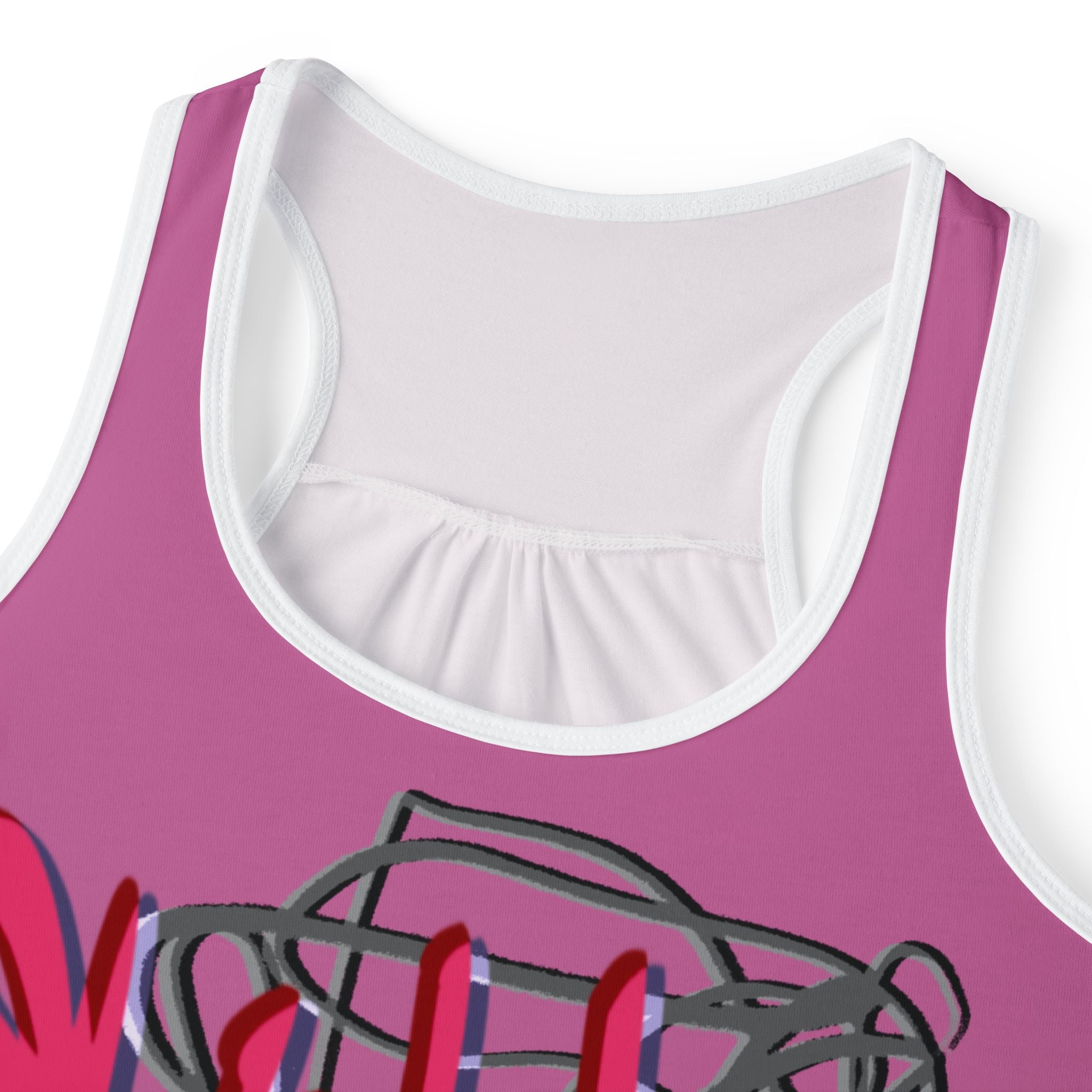Sleek Abstract Tank Top - Trendy Casual Wear