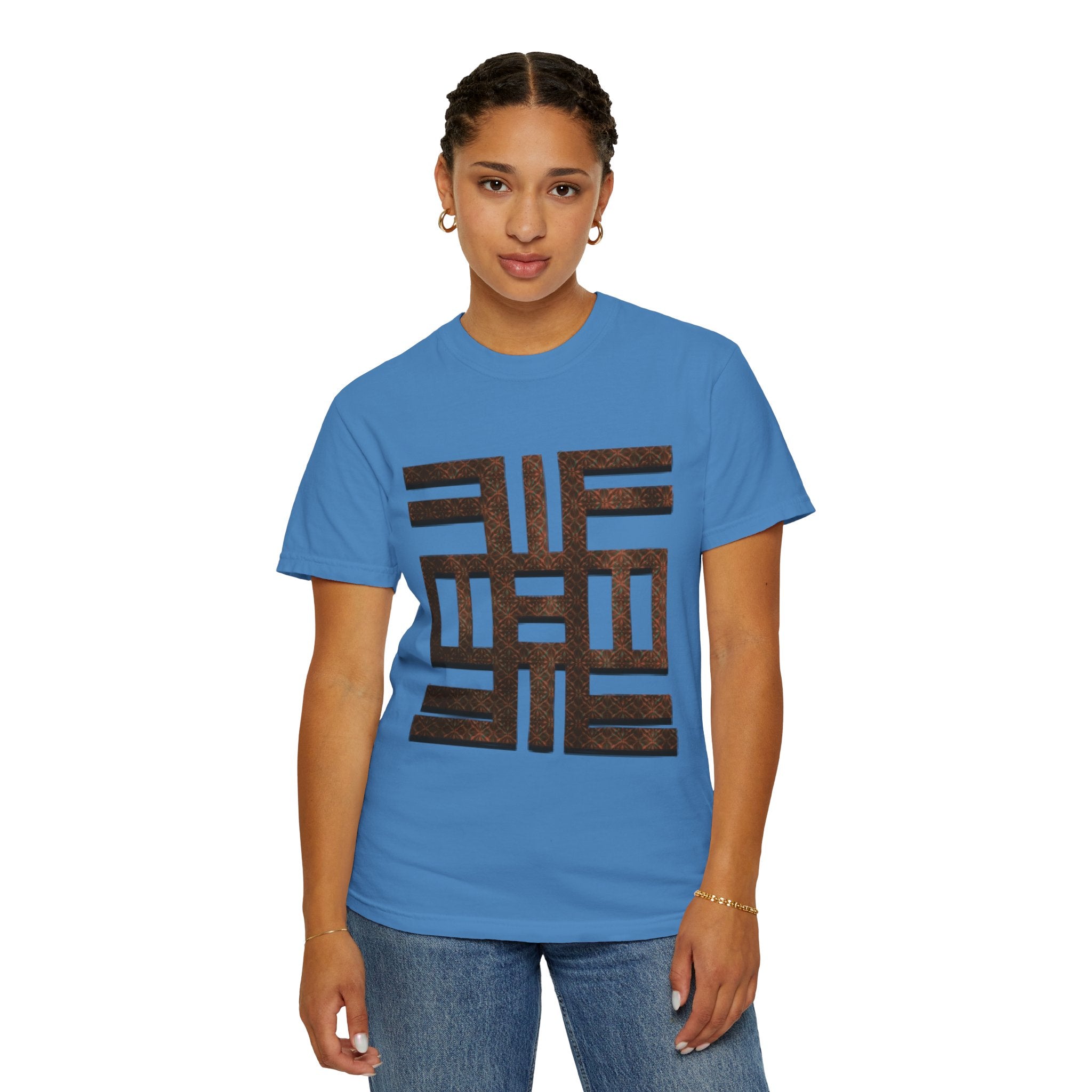 QUALITY: ADINKRA SYMBOL Unisex Garment-Dyed T-shirt