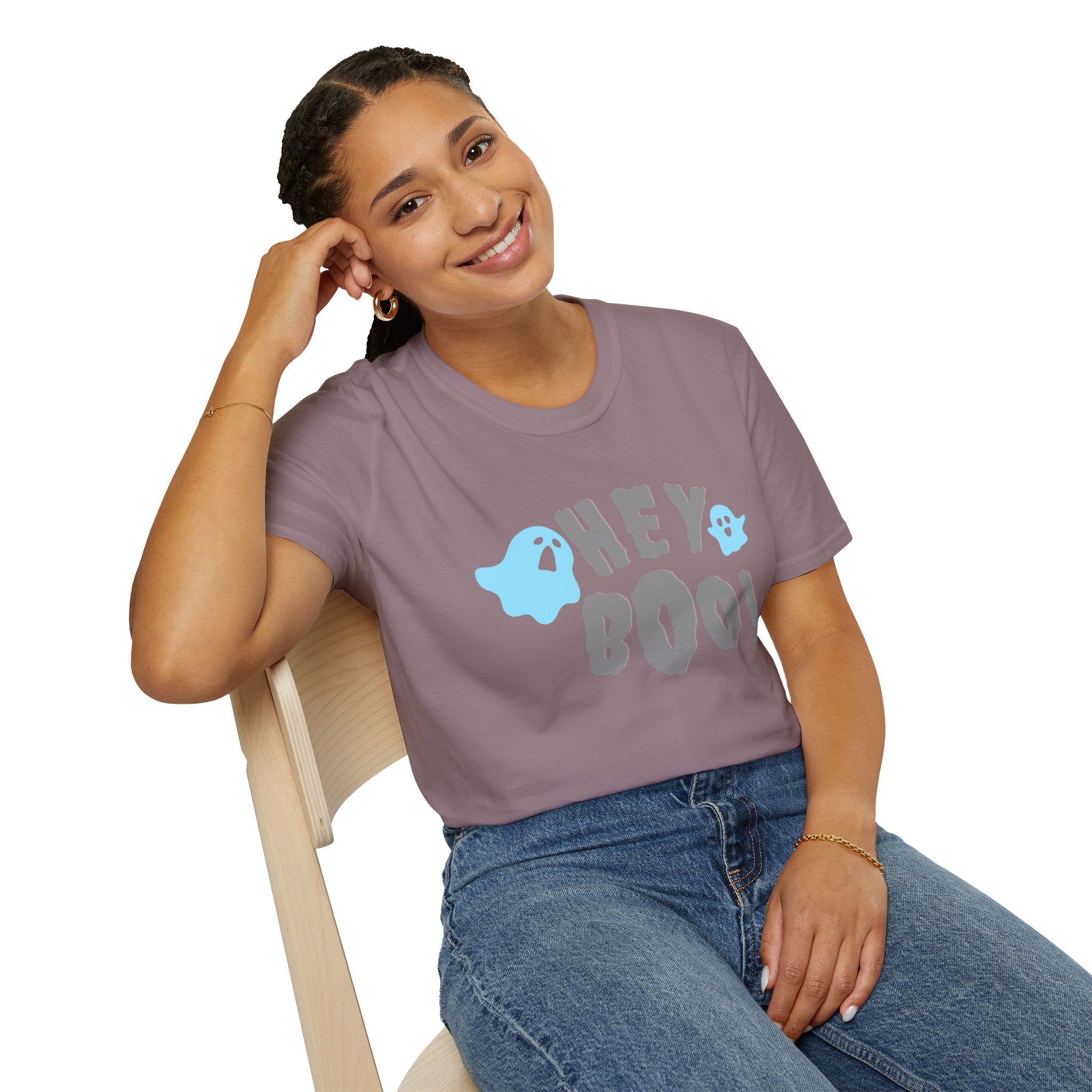 HEY BOO HALLOWEEN Softstyle T-Shirt