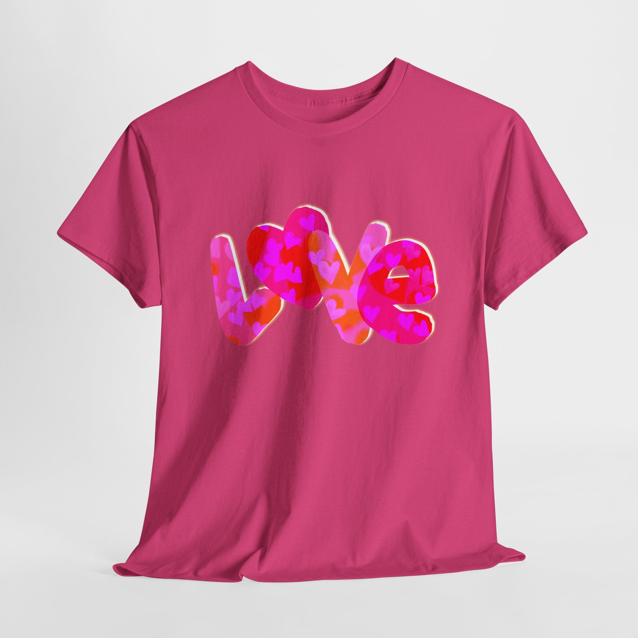 Love Graphic Unisex Heavy Cotton Tee - Perfect for Valentine's Day and Everyday Wear