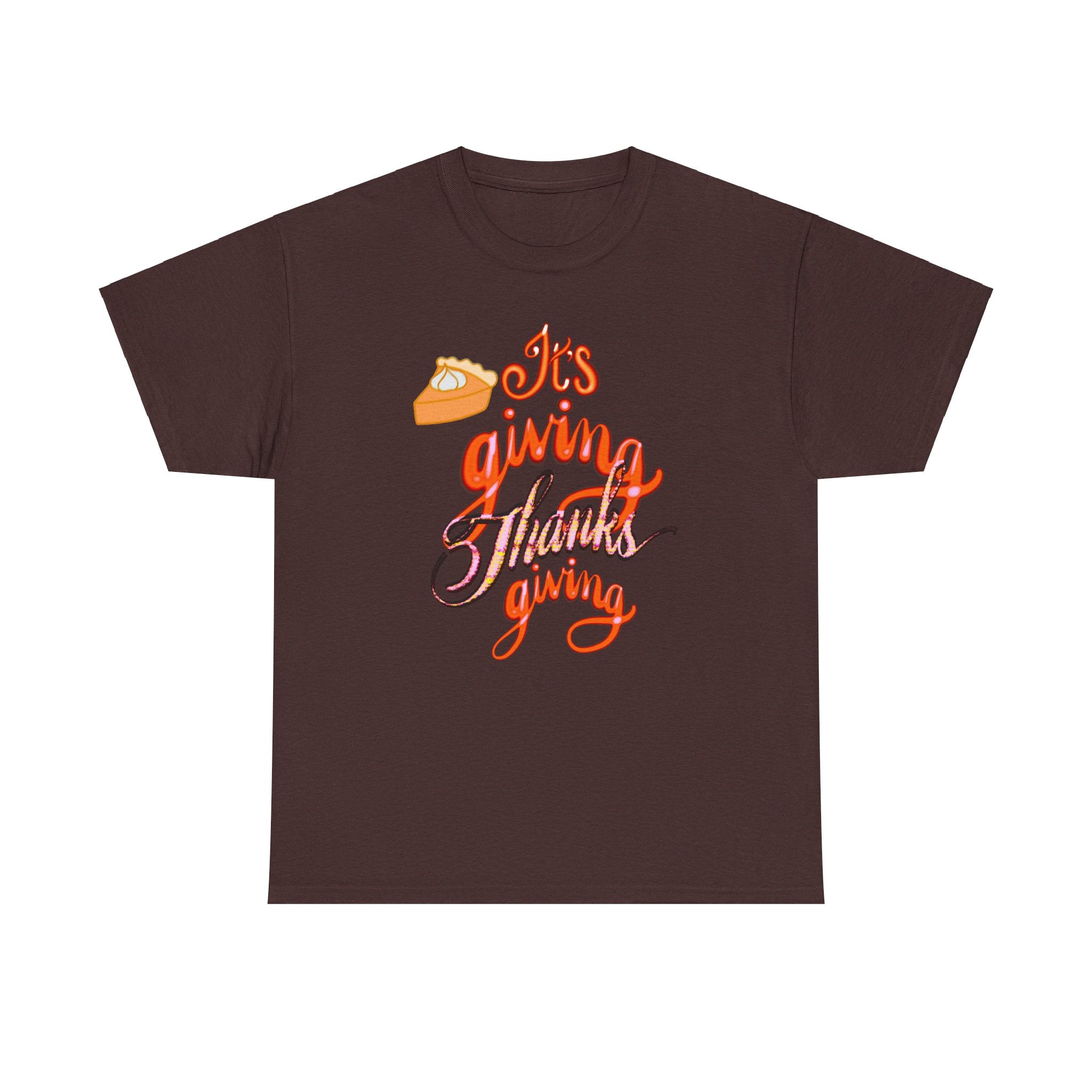IT’S GIVING THANKSGIVING Unisex Heavy Cotton Tee