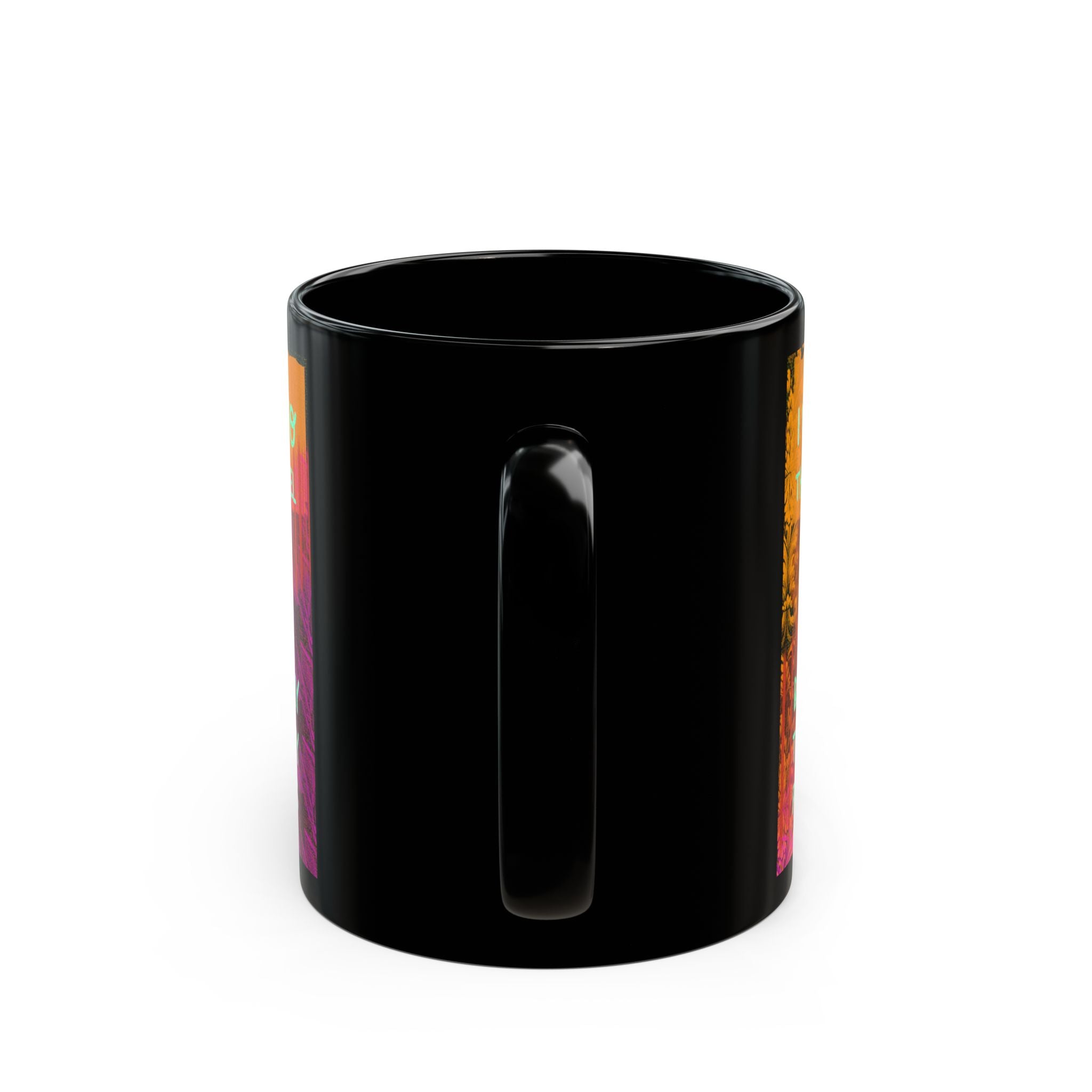 THROW IN THE TOWEL Black Mug (11oz)